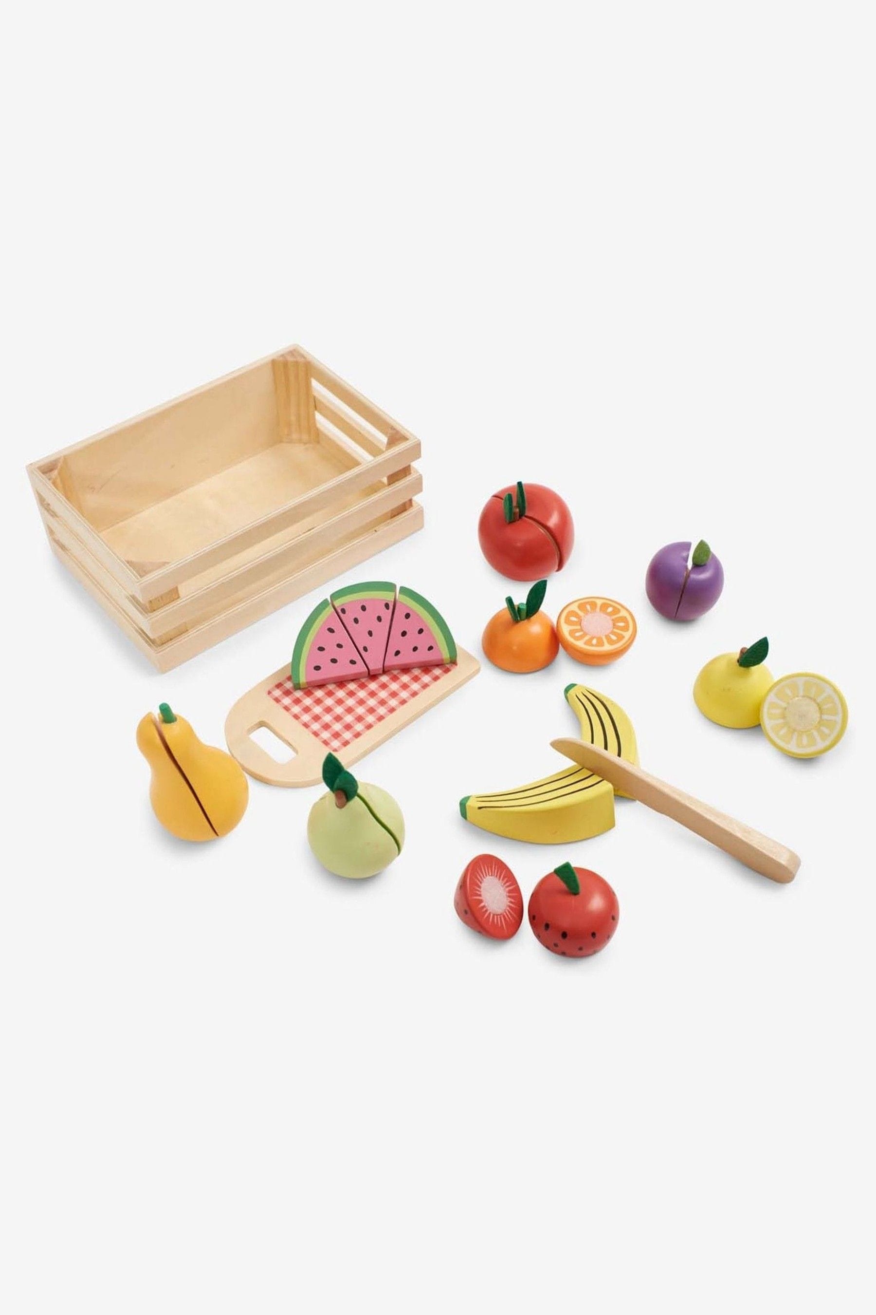 Buy JoJo Maman Bébé Wooden Fruit Wooden Play Food Set from the Next UK online shop