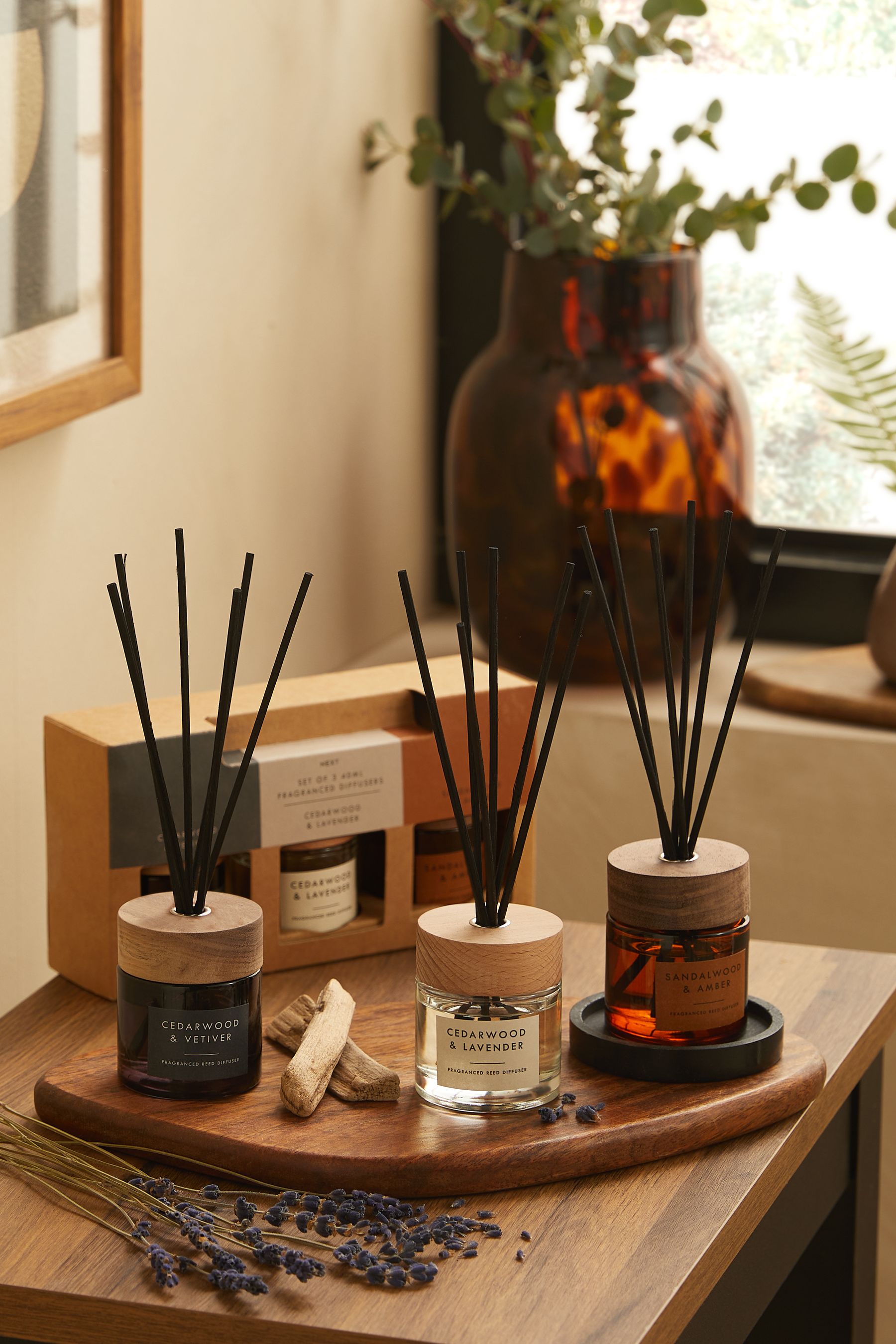 Buy Set of 3 Bronx Fragranced 40ml Reed Diffusers from the Next UK