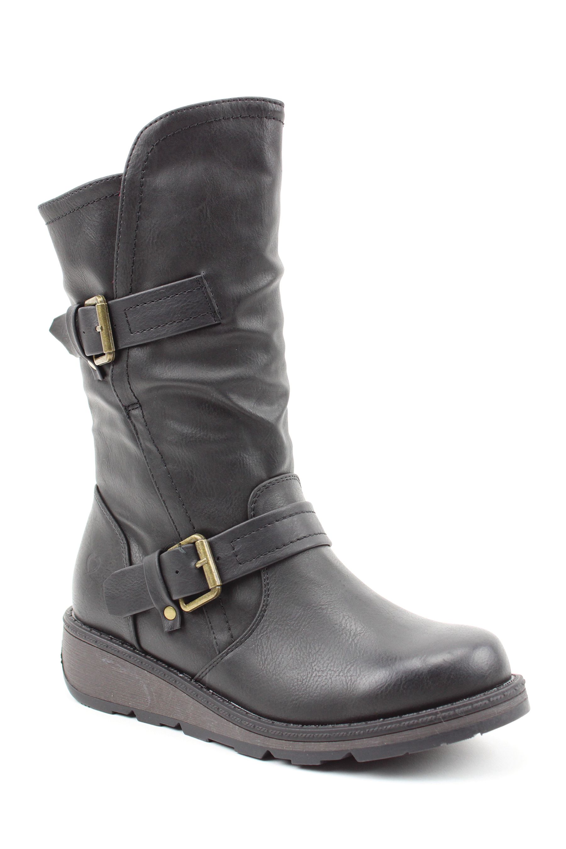 Buy Heavenly Feet Black Ladies MidCalf Boots from the Next UK online shop