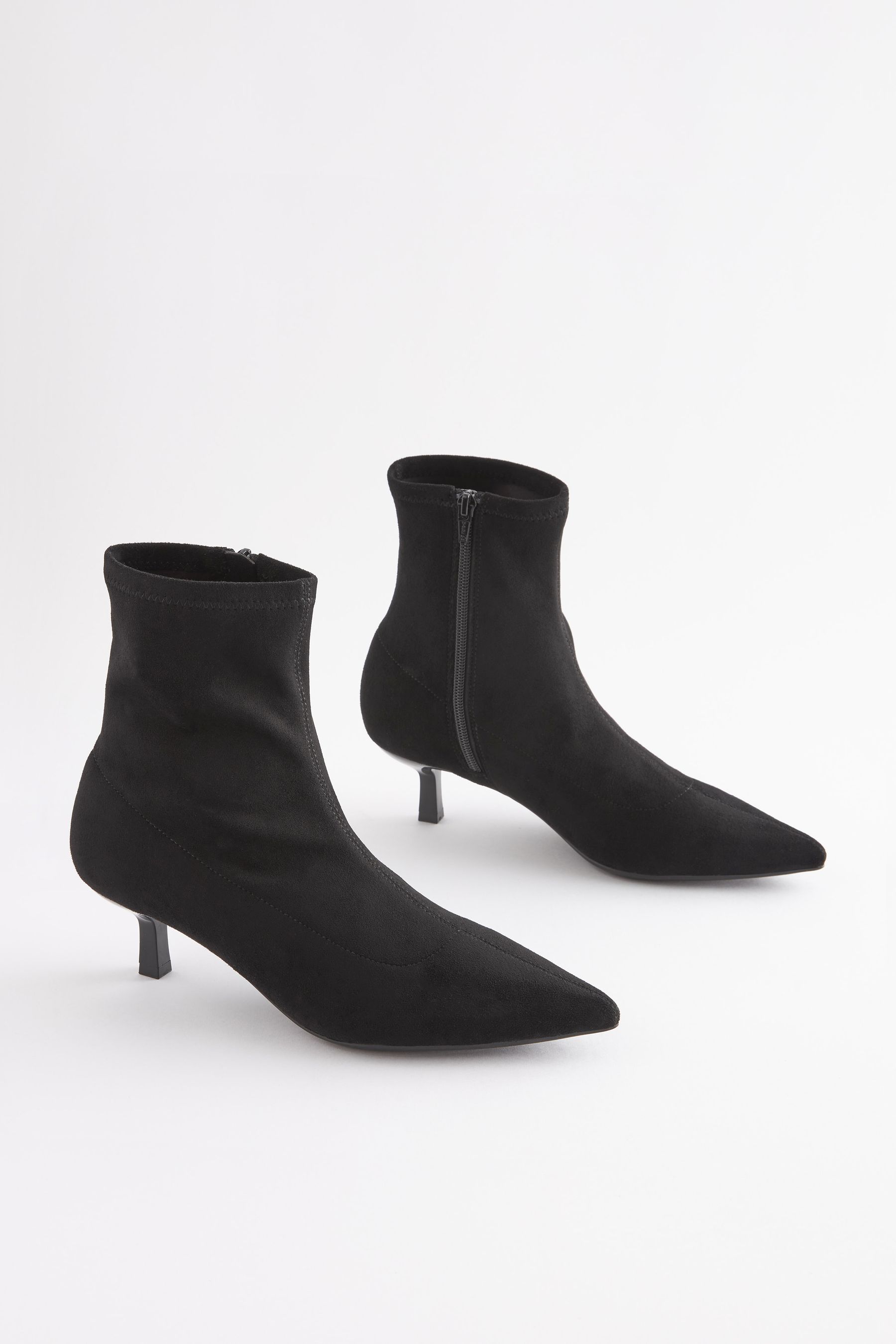 Buy Black Forever Comfort® Ankle Sock Boots from Next Ireland
