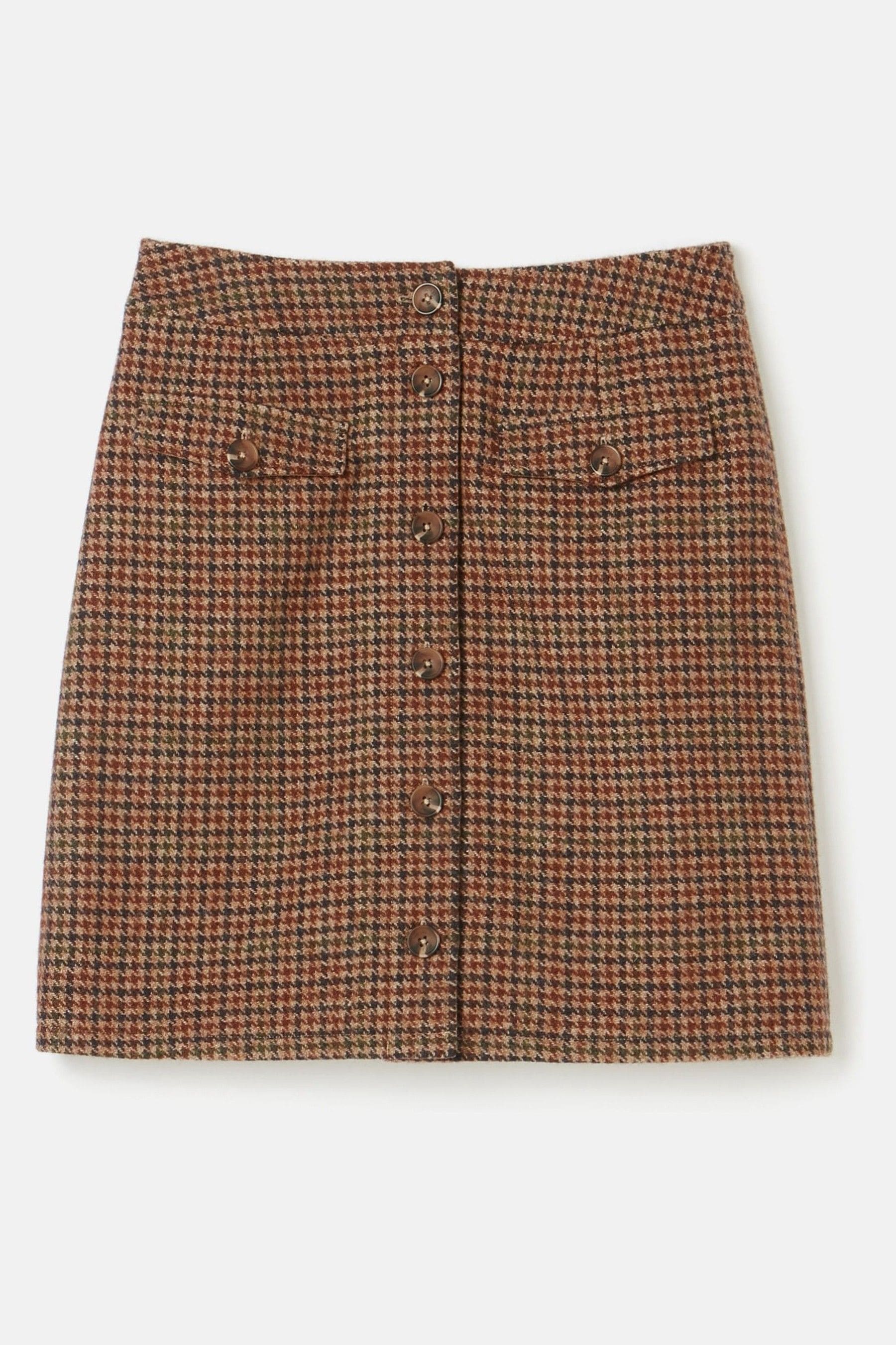 Buy Joules Avery Check Knee Length Tweed Skirt from the Next UK online shop