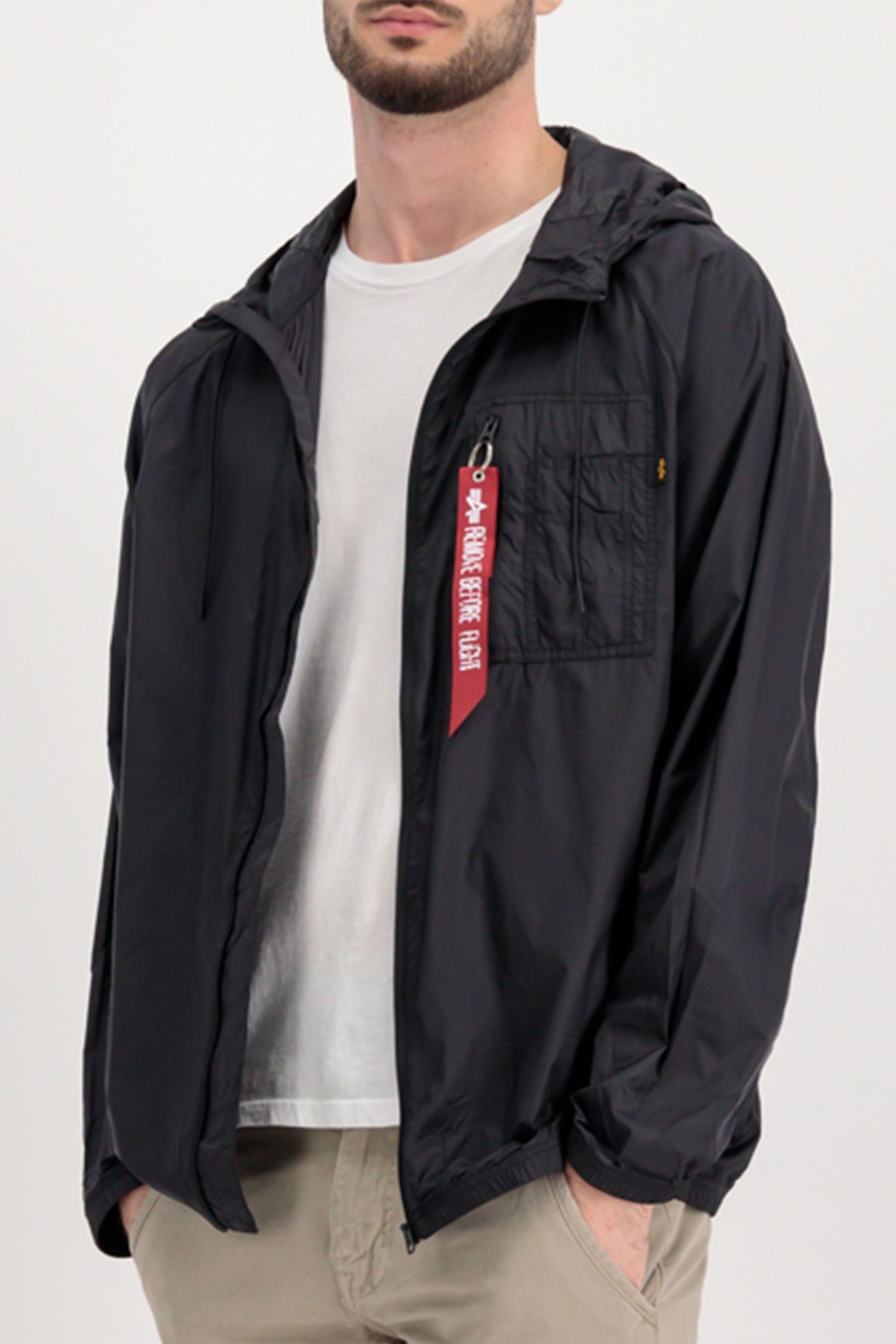 Buy Alpha Industries Superlight Black Utility Jacket from the Next UK