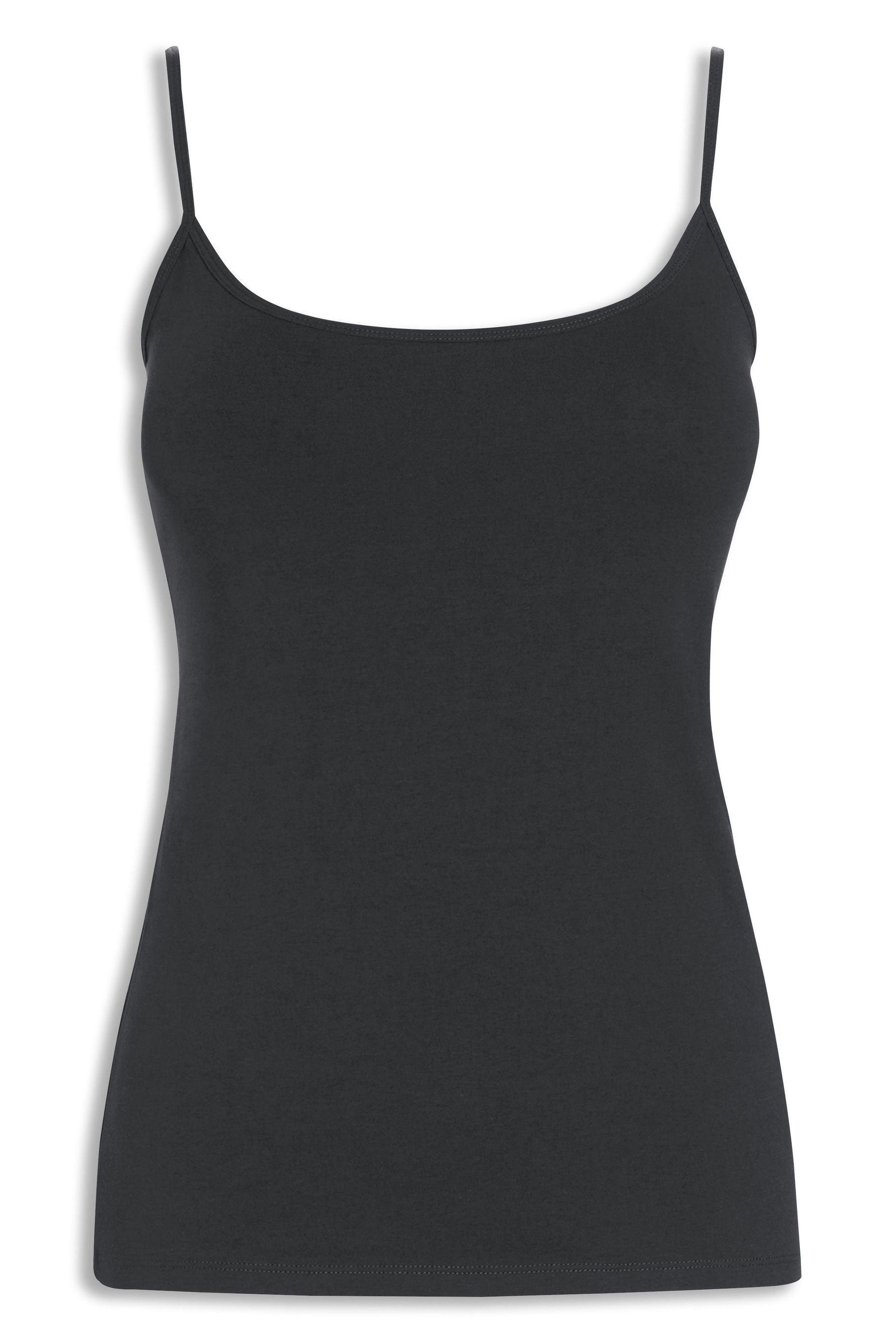 Buy Black Thin Strap Vest from the Next UK online shop