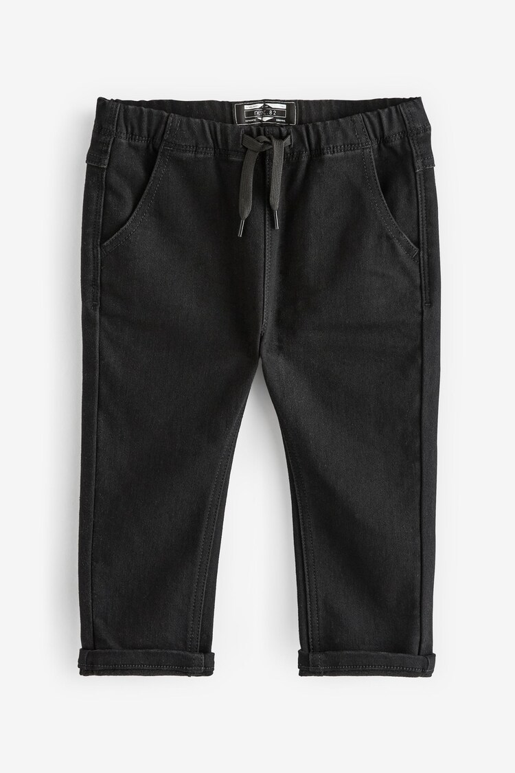 Black Denim Super Soft Pull-On Jeans With Stretch (3mths-7yrs) - Image 1 of 1 Black Denim Super Soft Pull-On Jeans With Stretch (3mths-7yrs) - Image 1 of 1
