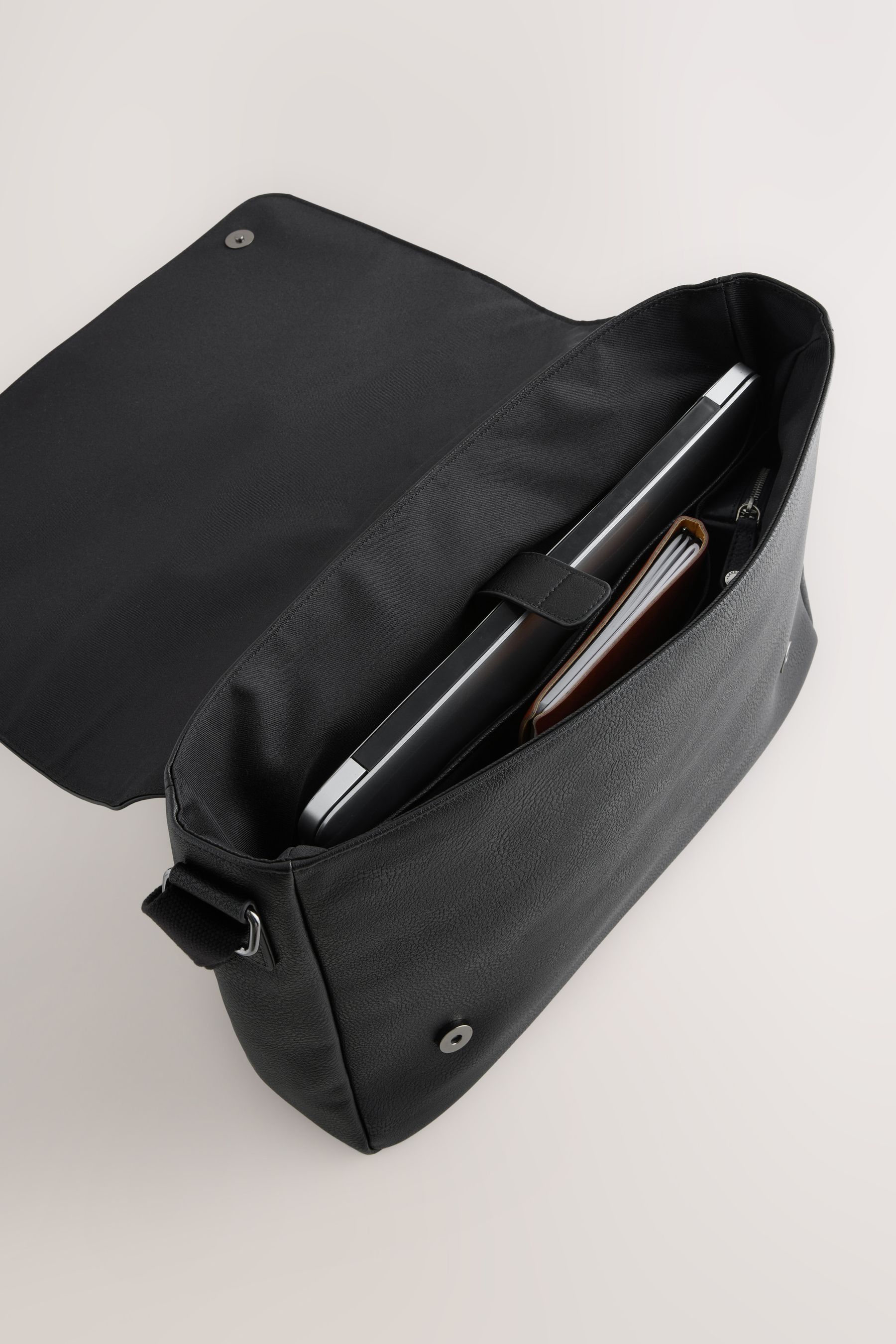 Buy Black Messenger Bag from the Next UK online shop