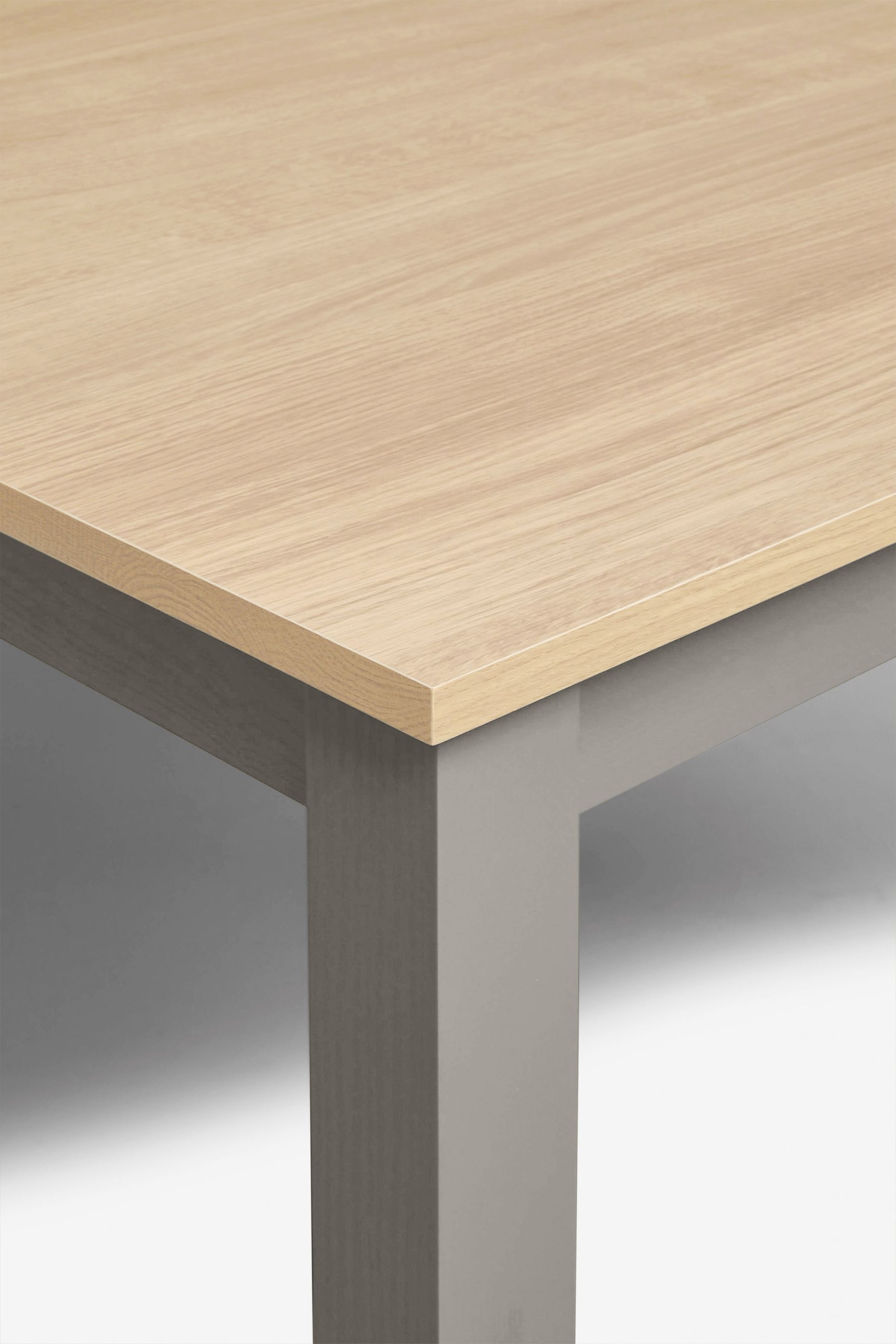 Buy Dove Grey Malvern Oak Effect Square 4 Seater Dining Table from the