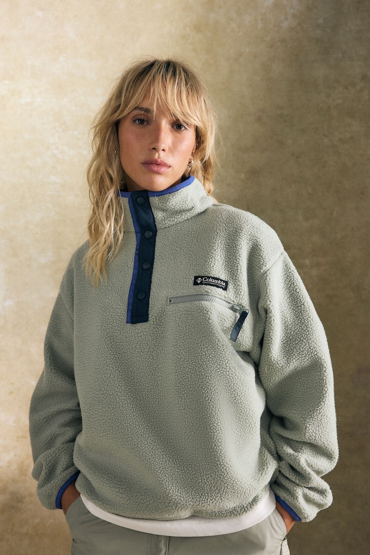 Columbia Womens Helvetia II Cropped Sherpa Half Snap Fleece - Image 1 of 1