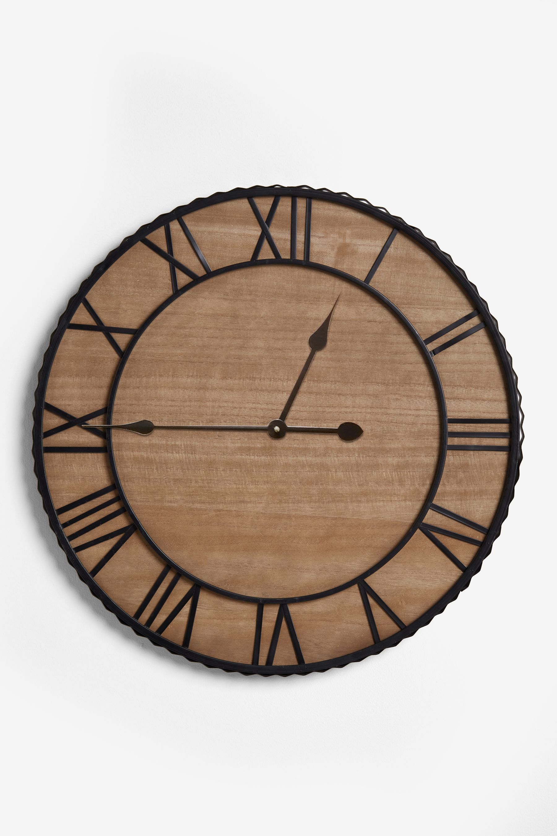 Buy Natural Bronx 60cm Wooden Wall Clock from the Next UK online shop