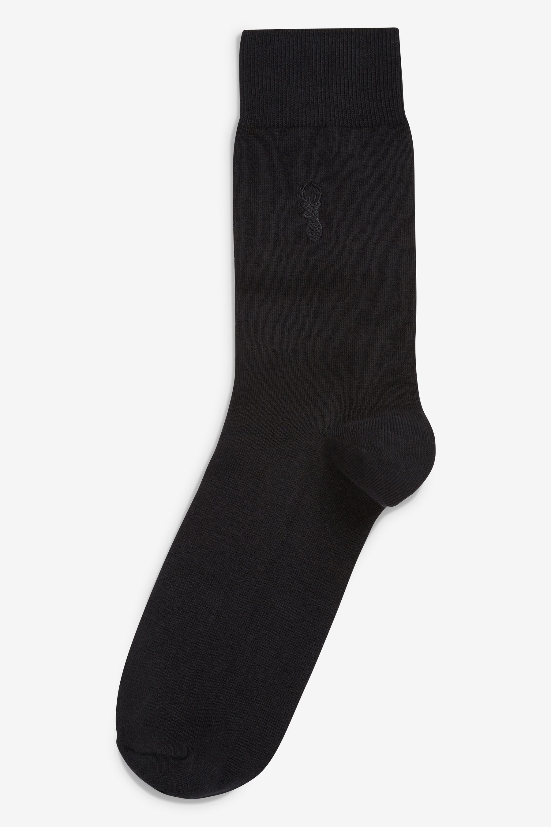 Buy Black Stag 5 Pack Embroidered Stag Socks from the Next UK online shop