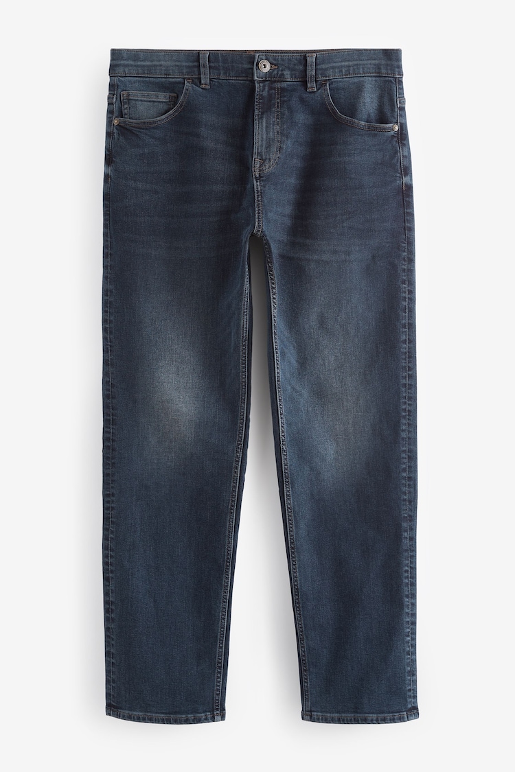 Blue Dark Classic Stretch Straight Fit Jeans - Image 1 of 1