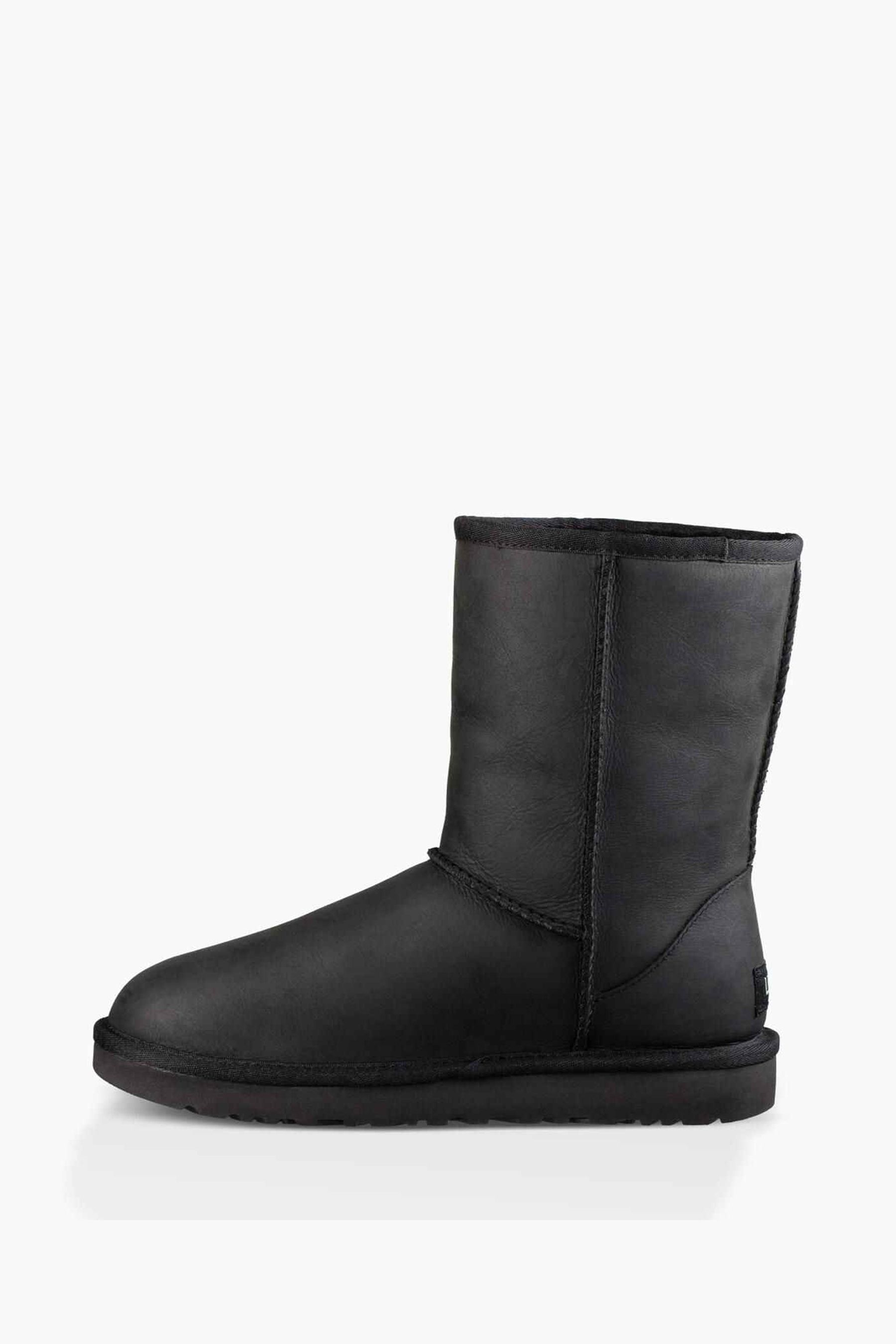 Buy UGG® Black Classic Short Leather Boots from the Next UK online shop