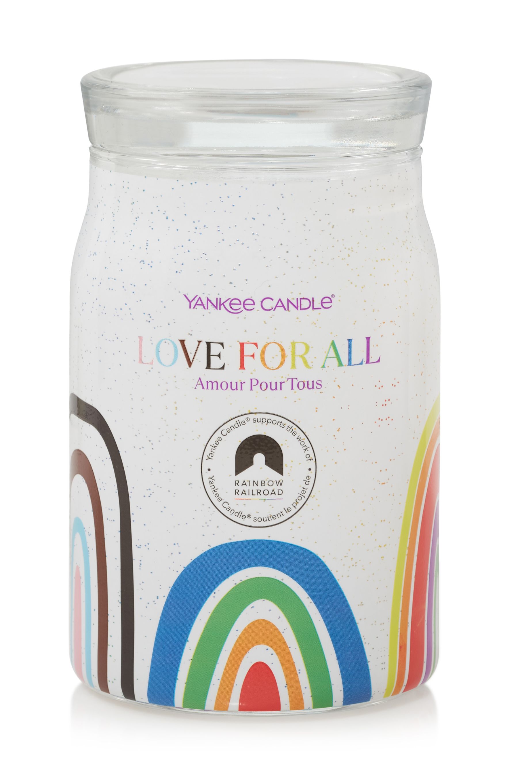 Buy Yankee Candle White Signature Large Jar Scented Candle Pride 2023