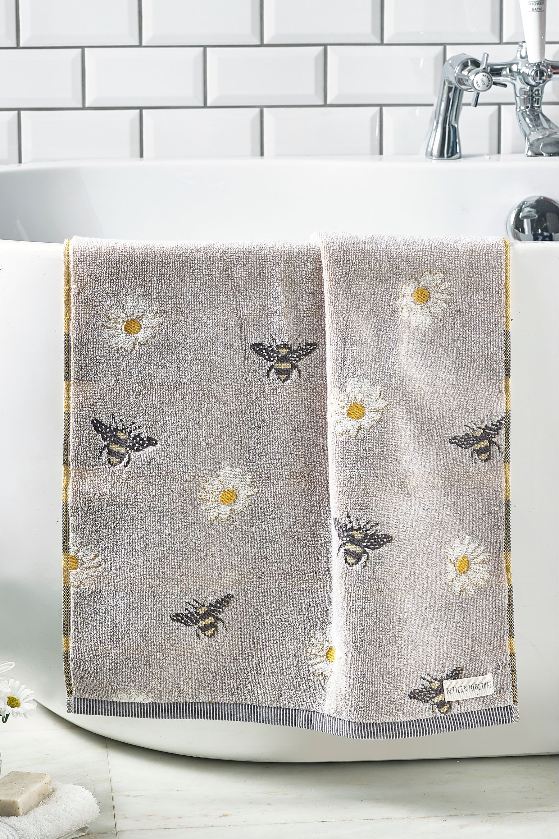 Buy Bee And Daisy Towel from Next Australia