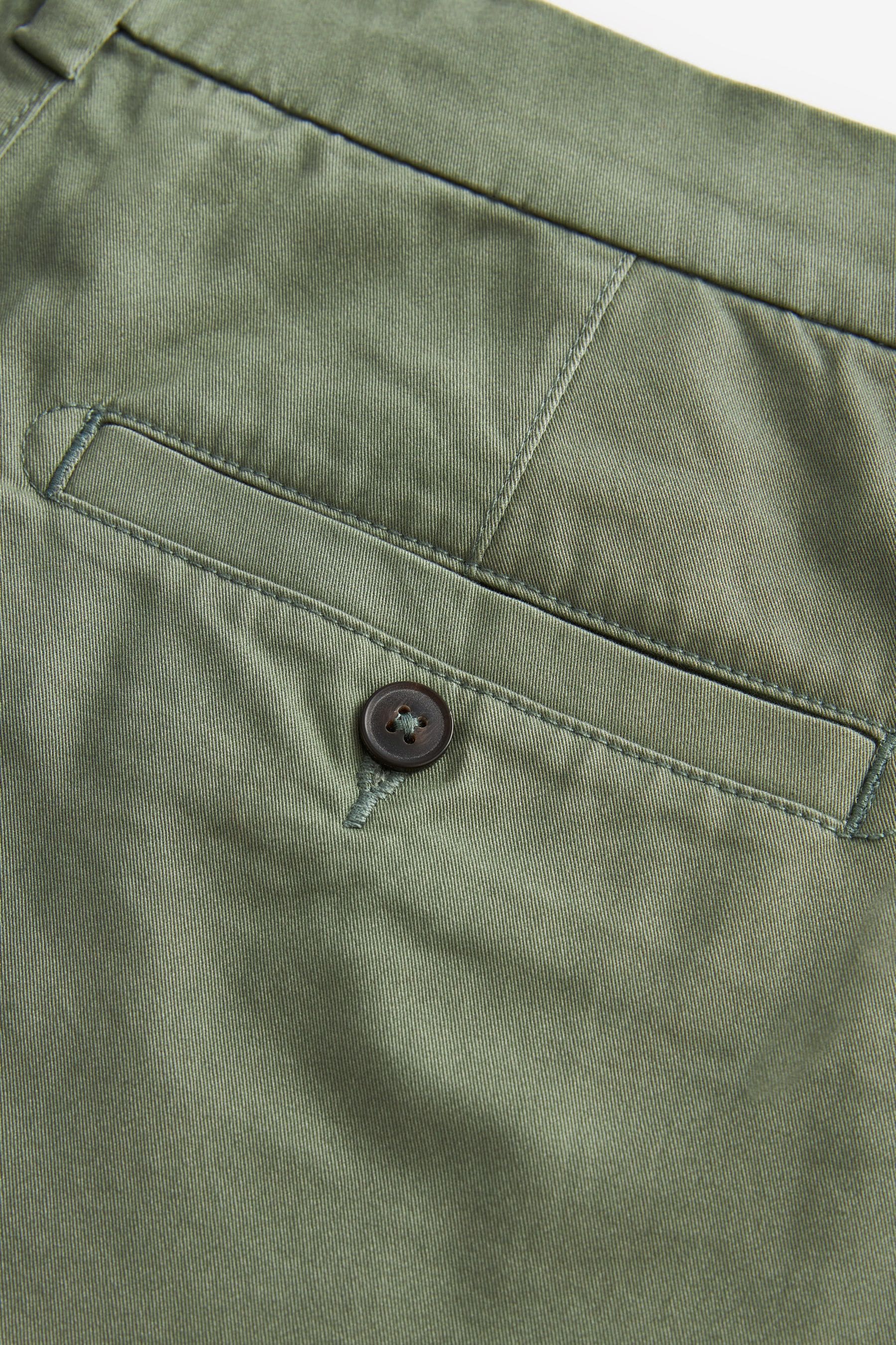 Buy Sage Green Straight Fit Stretch Chinos Shorts from the Next UK ...