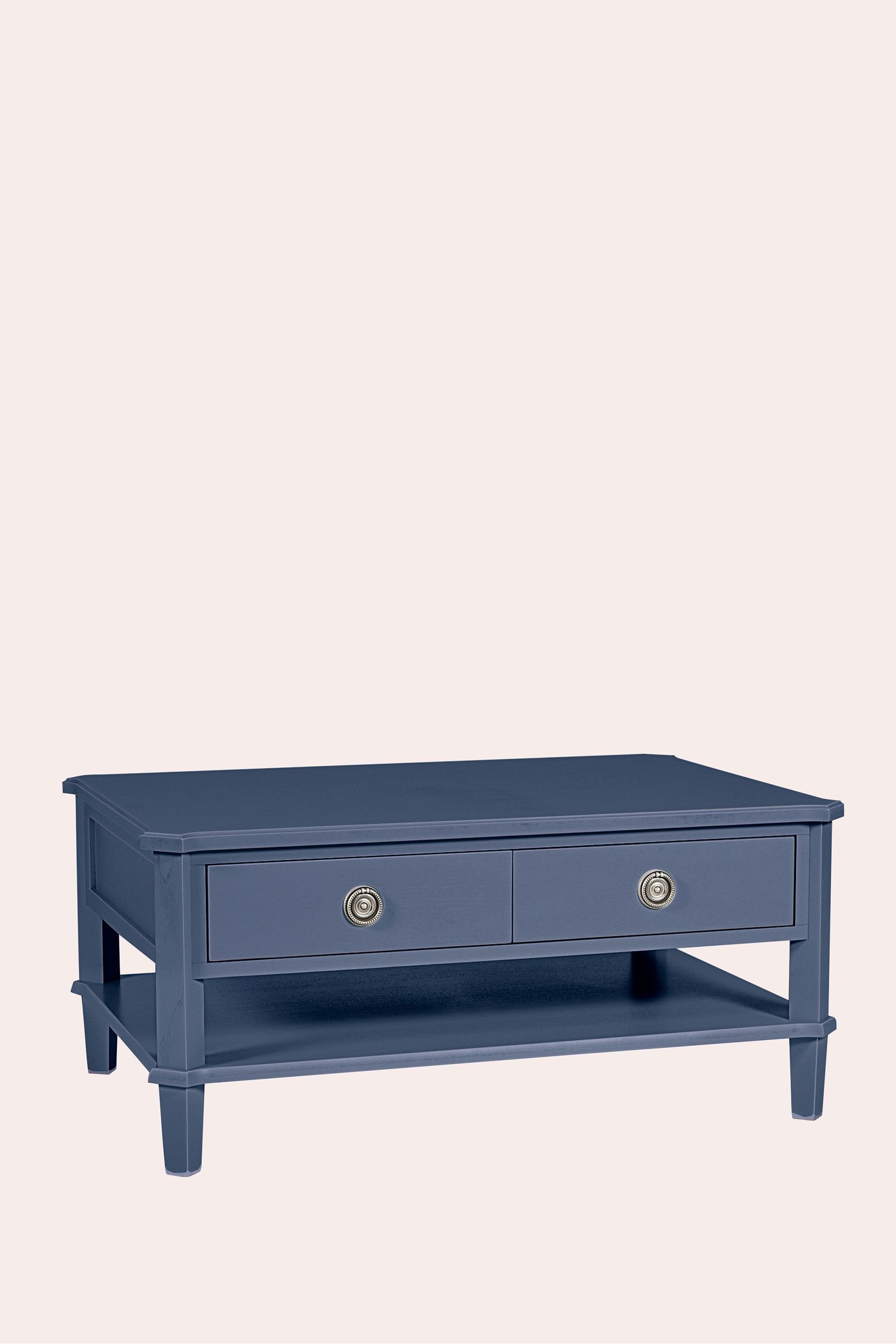 Buy Laura Ashley Dusky Seaspray Henshaw 2 Drawer Coffee Table from the