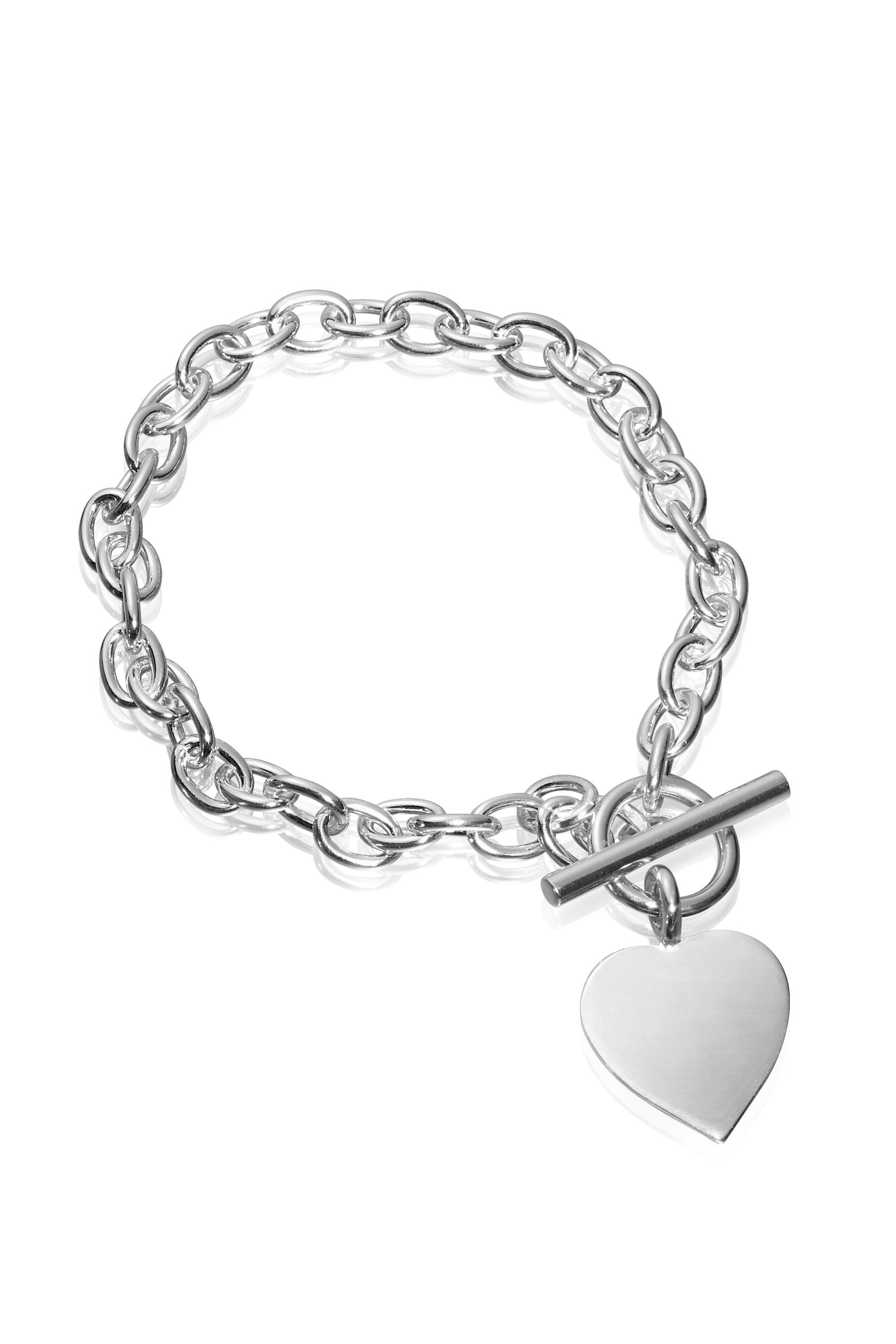 Buy Beaverbrooks Belcher Heart Bracelet from the Next UK online shop