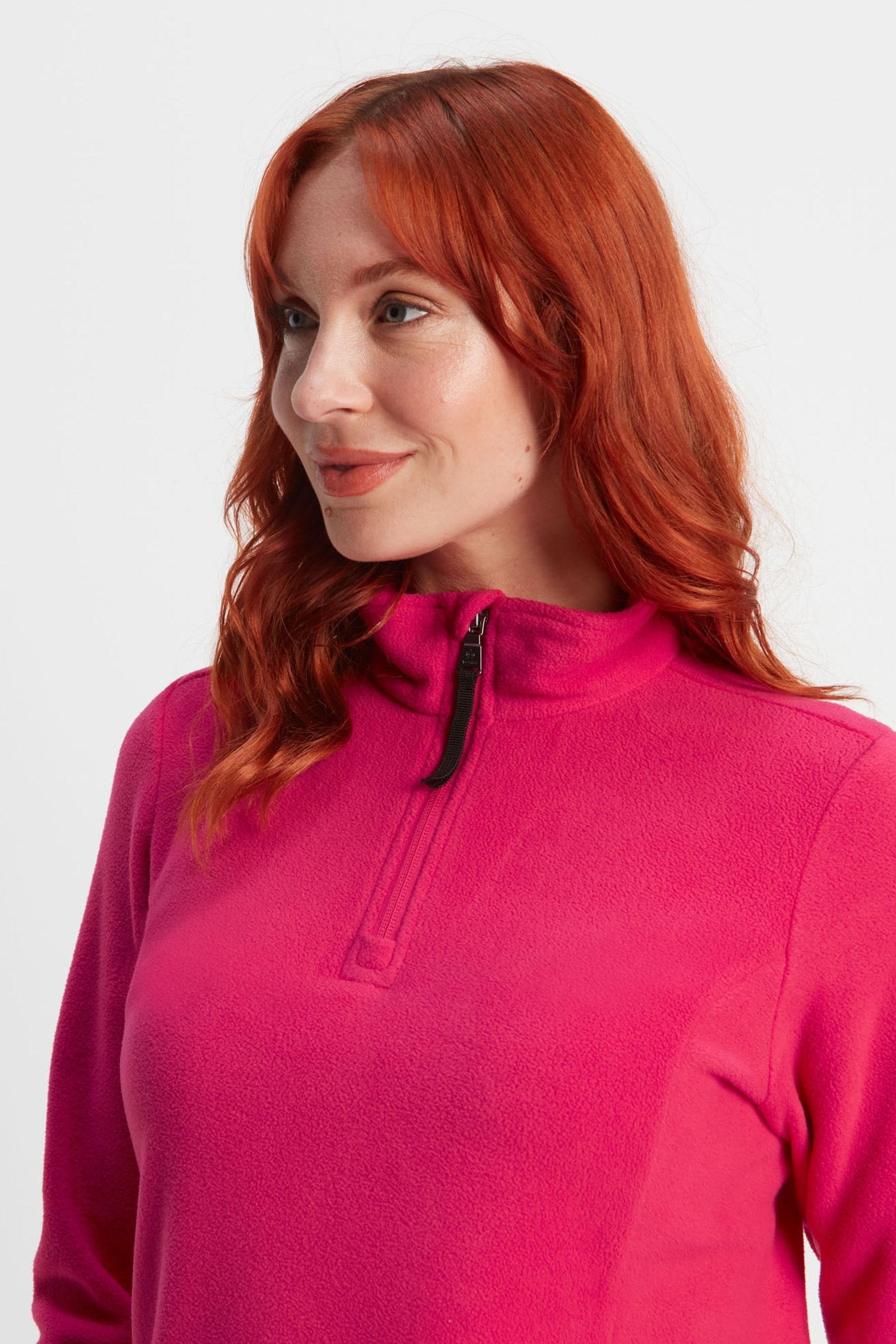 Buy Tog 24 Womens Revive Fleece Zip Neck Jumper from Next Ireland