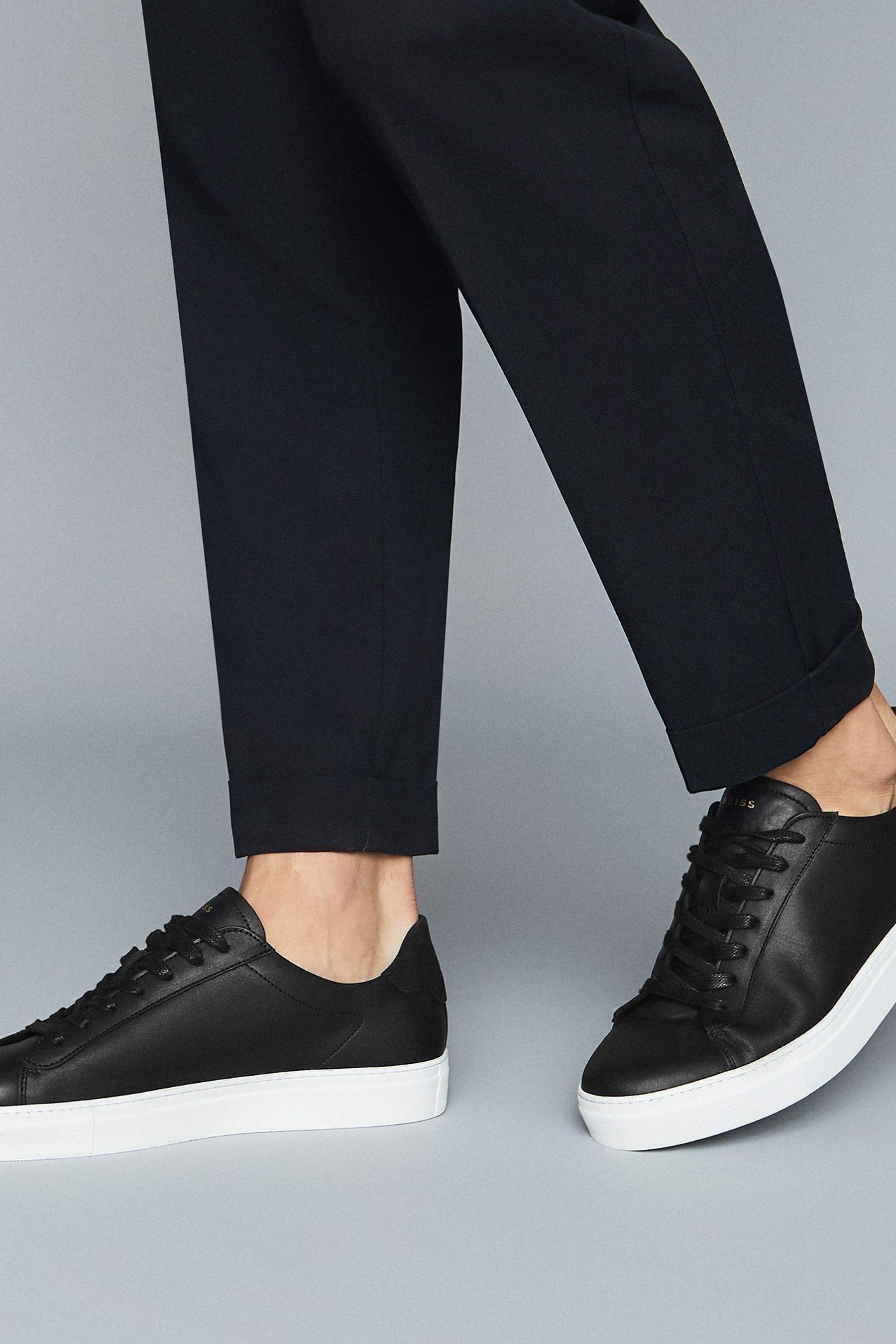 Buy Reiss Finley Leather Trainers from the Next UK online shop