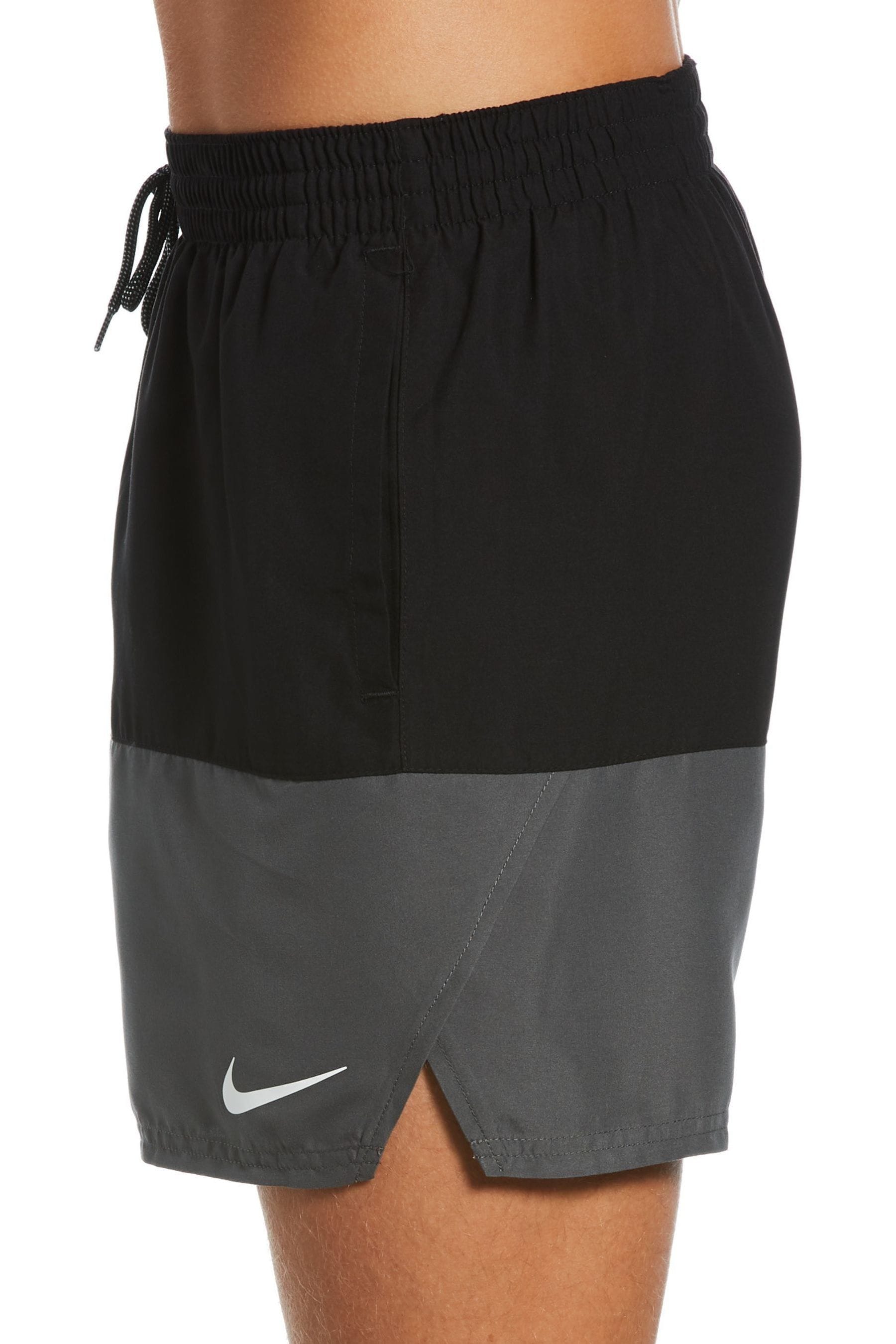 Buy Nike Black Split 5 Inch Volley Swim Shorts from the Next UK online shop