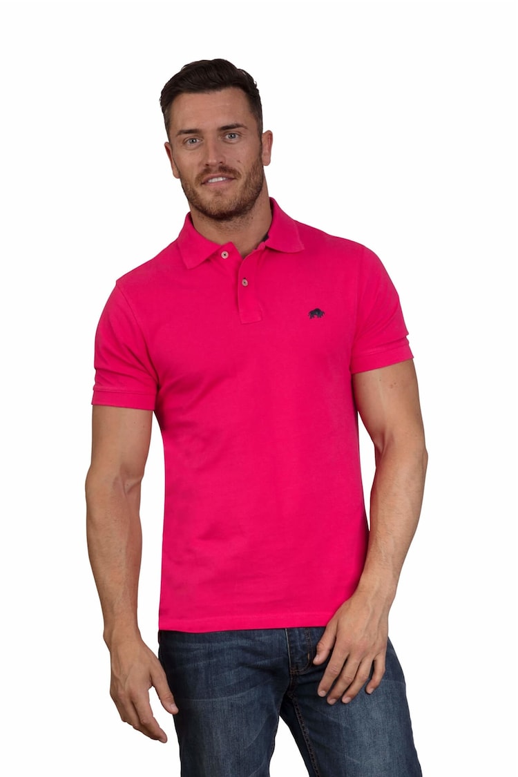 Розовый - Raging Bull Classic Polo Shirt - Image 1 of 1