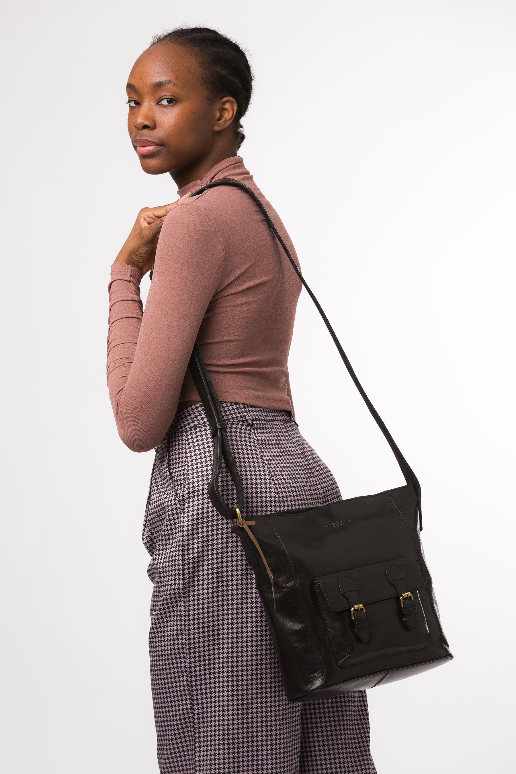 Buy Conkca Robyn Leather Shoulder Bag from the Next UK online shop