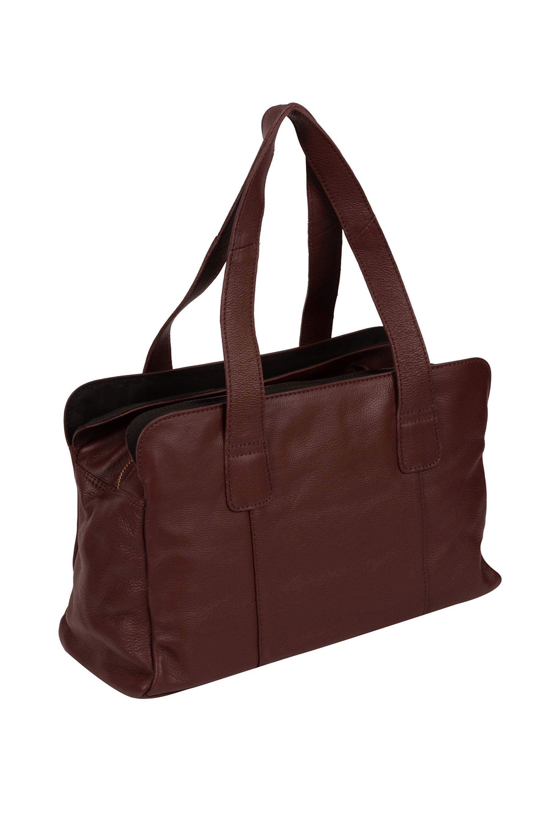 Buy Cultured London Marquee Brown Leather Handbag from Next Australia