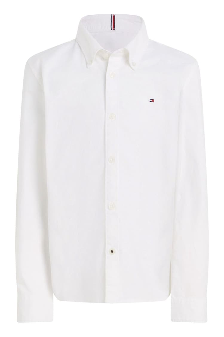 Tommy Hilfiger White Stretch Oxford Shirt - Image 1 of 1