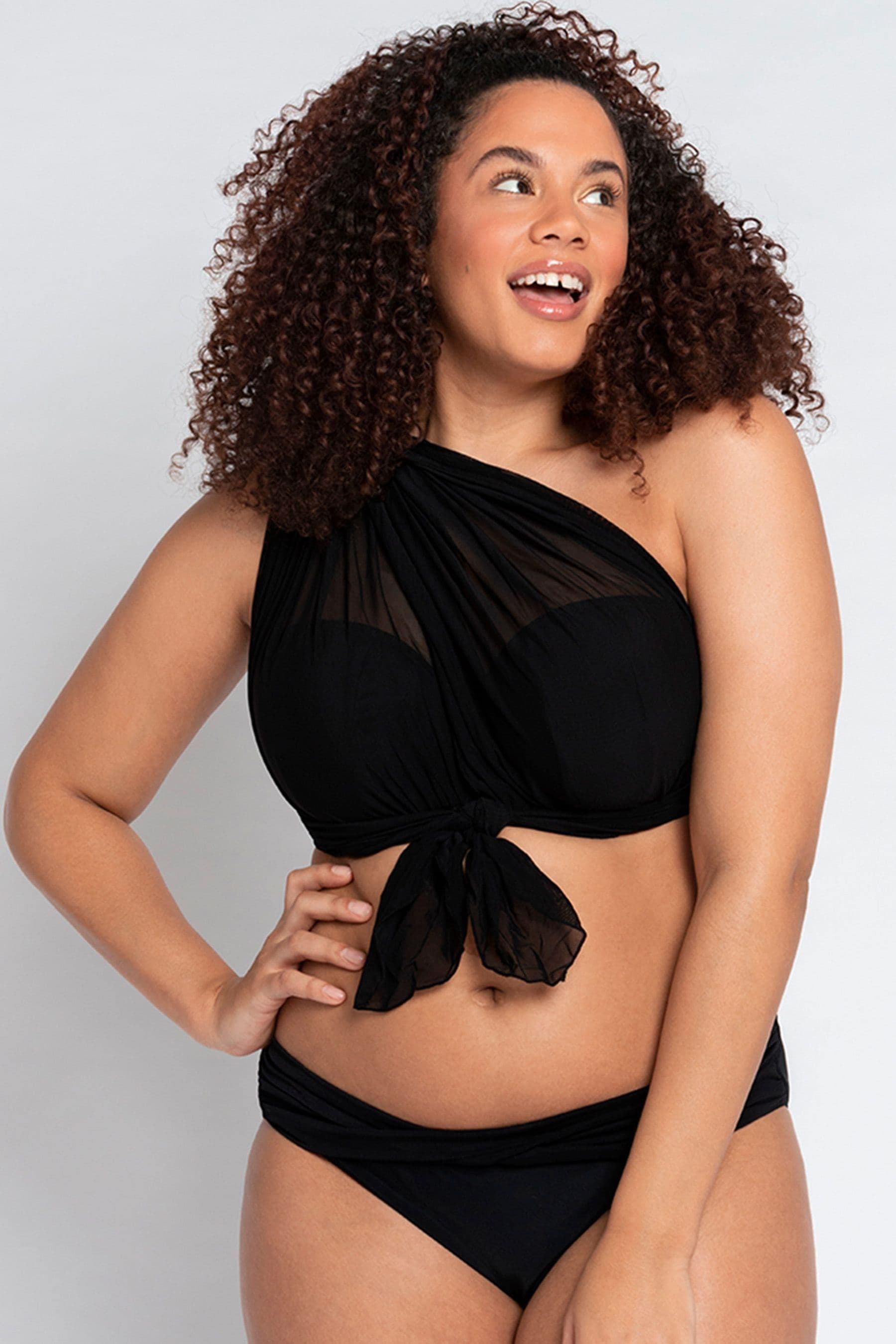 Buy Curvy Kate Black Wrapsody Bandeau Bikini From The Next Uk Online Shop