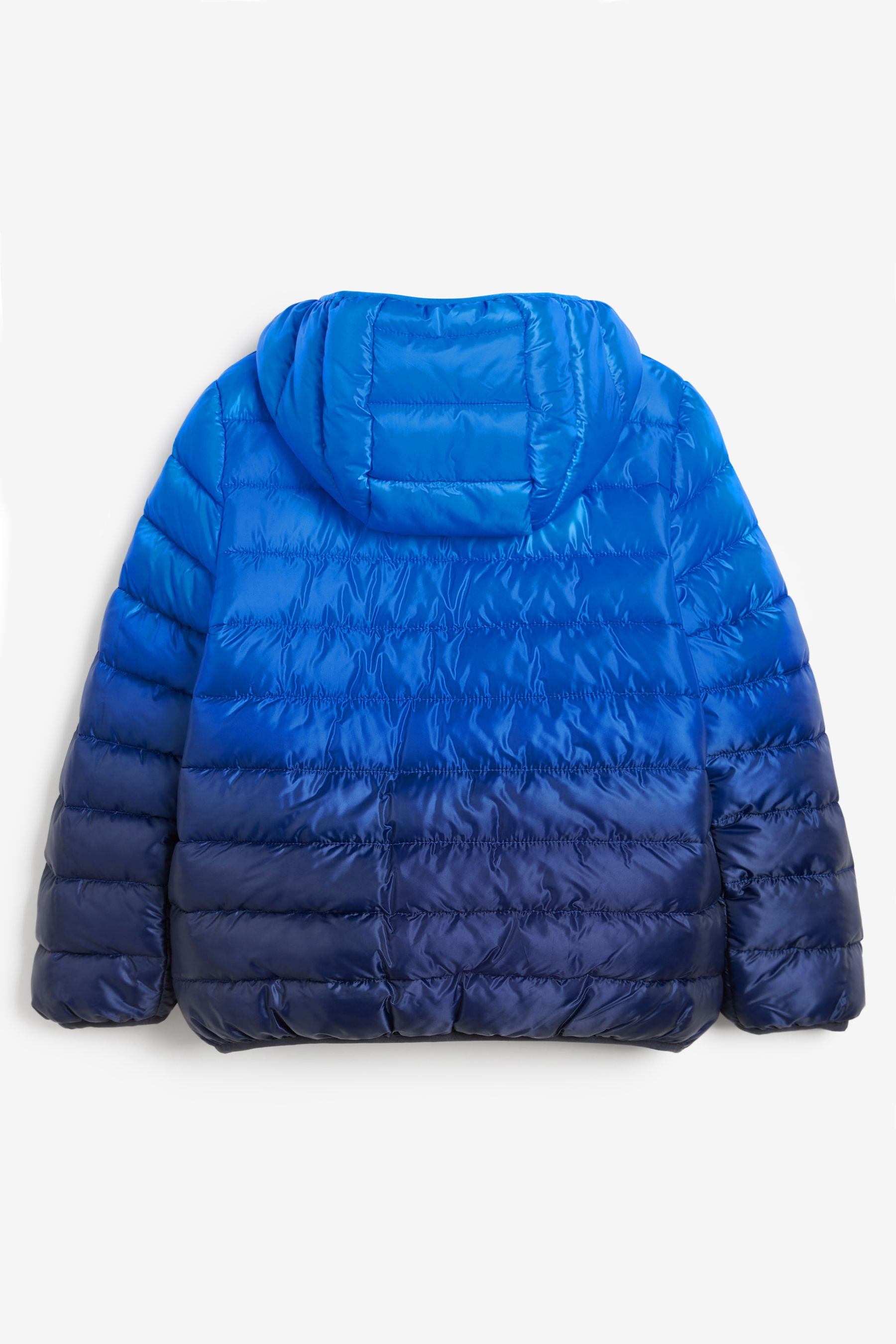 Buy Cobalt Blue Dip Dye Quilted Midweight Hooded Coat (317yrs) from