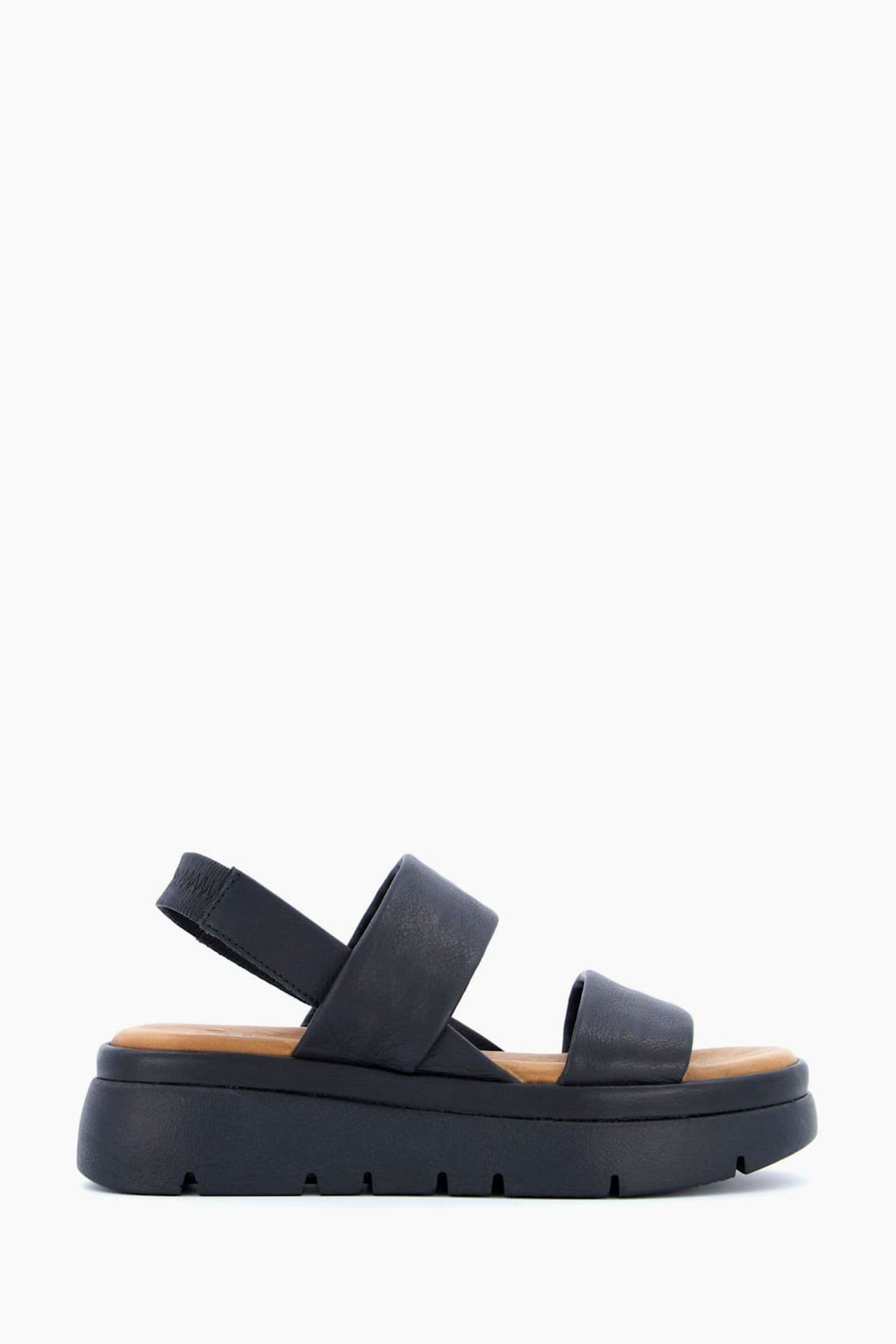 Buy Dune London Black Location Padded Flatform Sandals from the Next UK ...