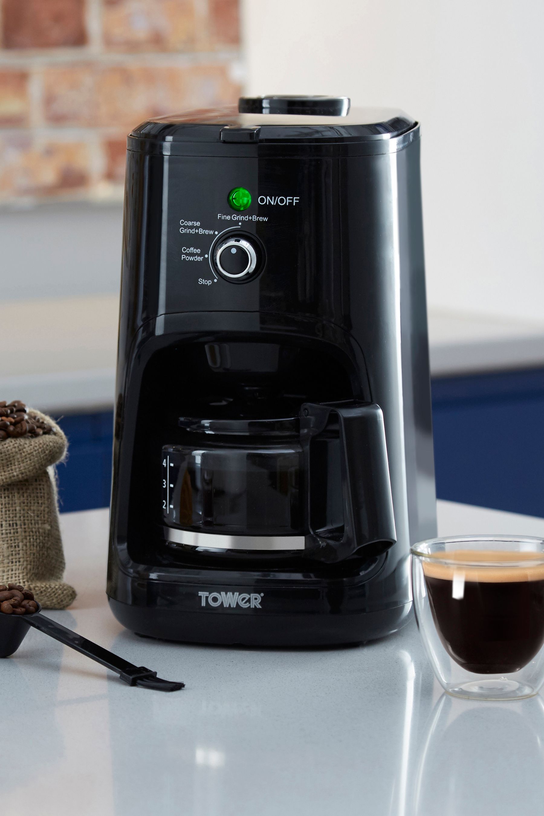 Buy Tower Black Bean to Cup Coffee Machine from the Next UK online shop