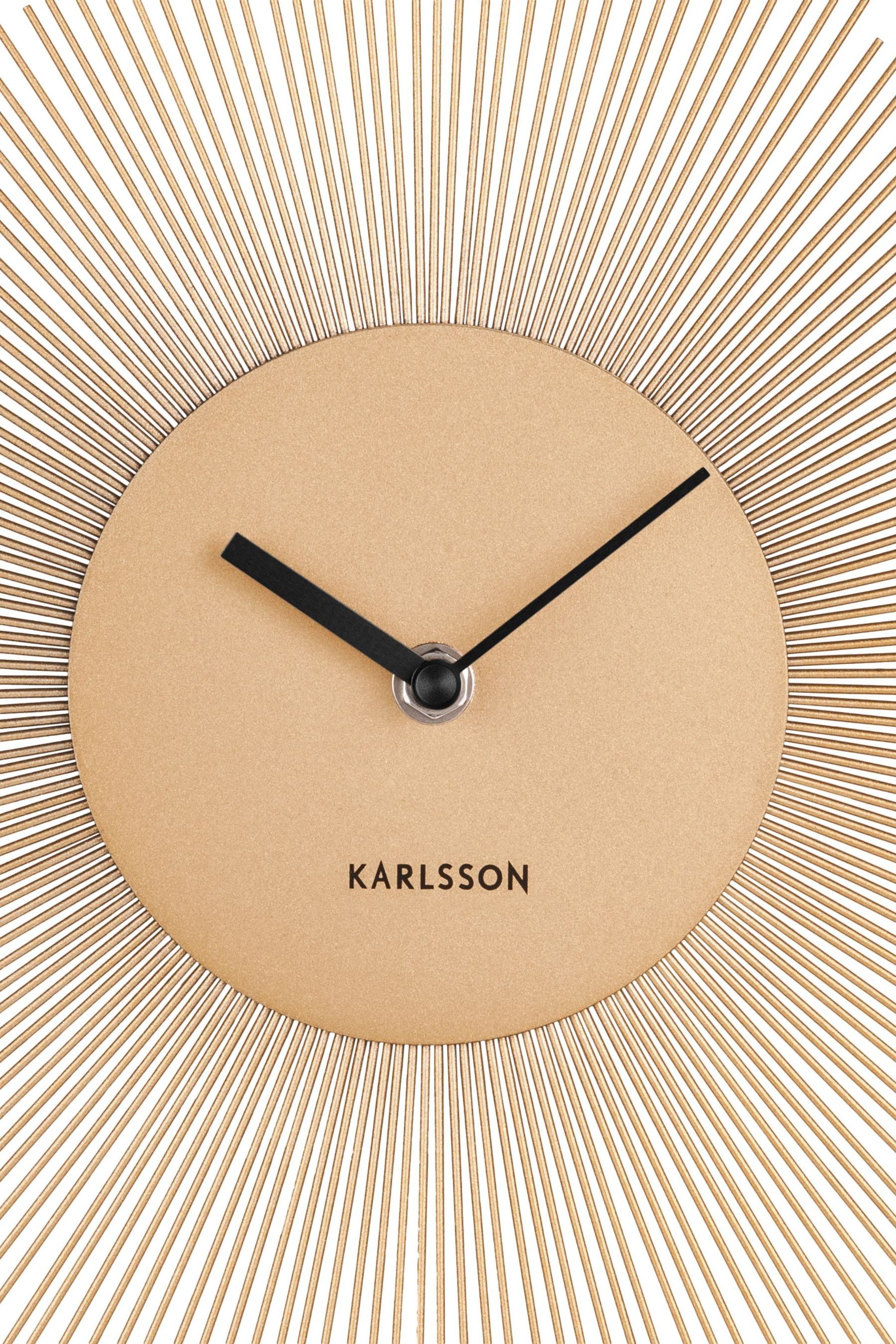 Buy Karlsson Gold Peony Wall Clock from the Next UK online shop