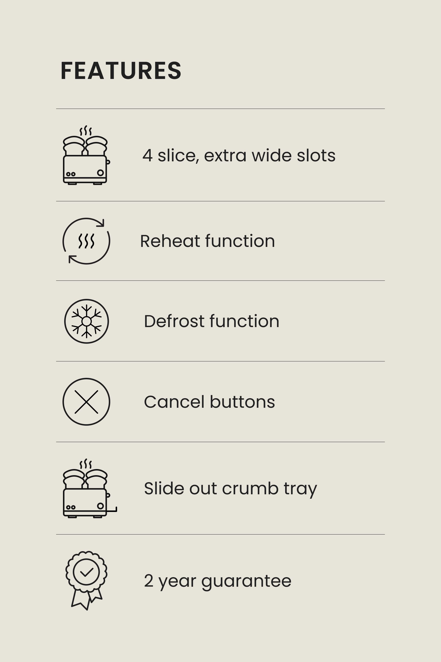 Buy Grey Bronx Wood Effect 4 Slice Toaster from the Next UK online shop