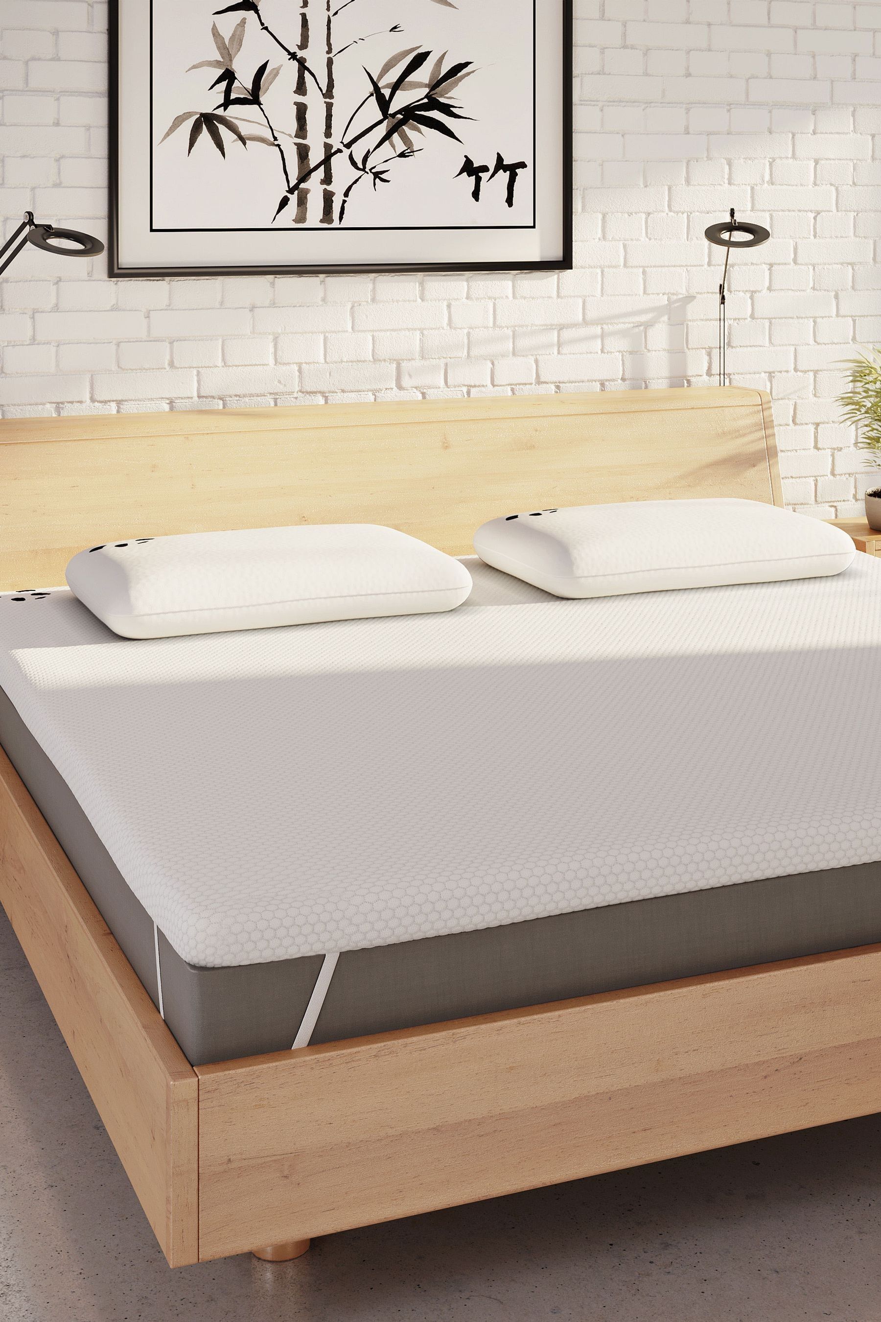 Buy Panda London White Bamboo Mattress Topper from the Next UK online shop
