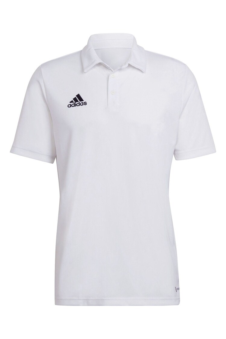 adidas White Entrada 22 Polo Shirt - Image 1 of 1
