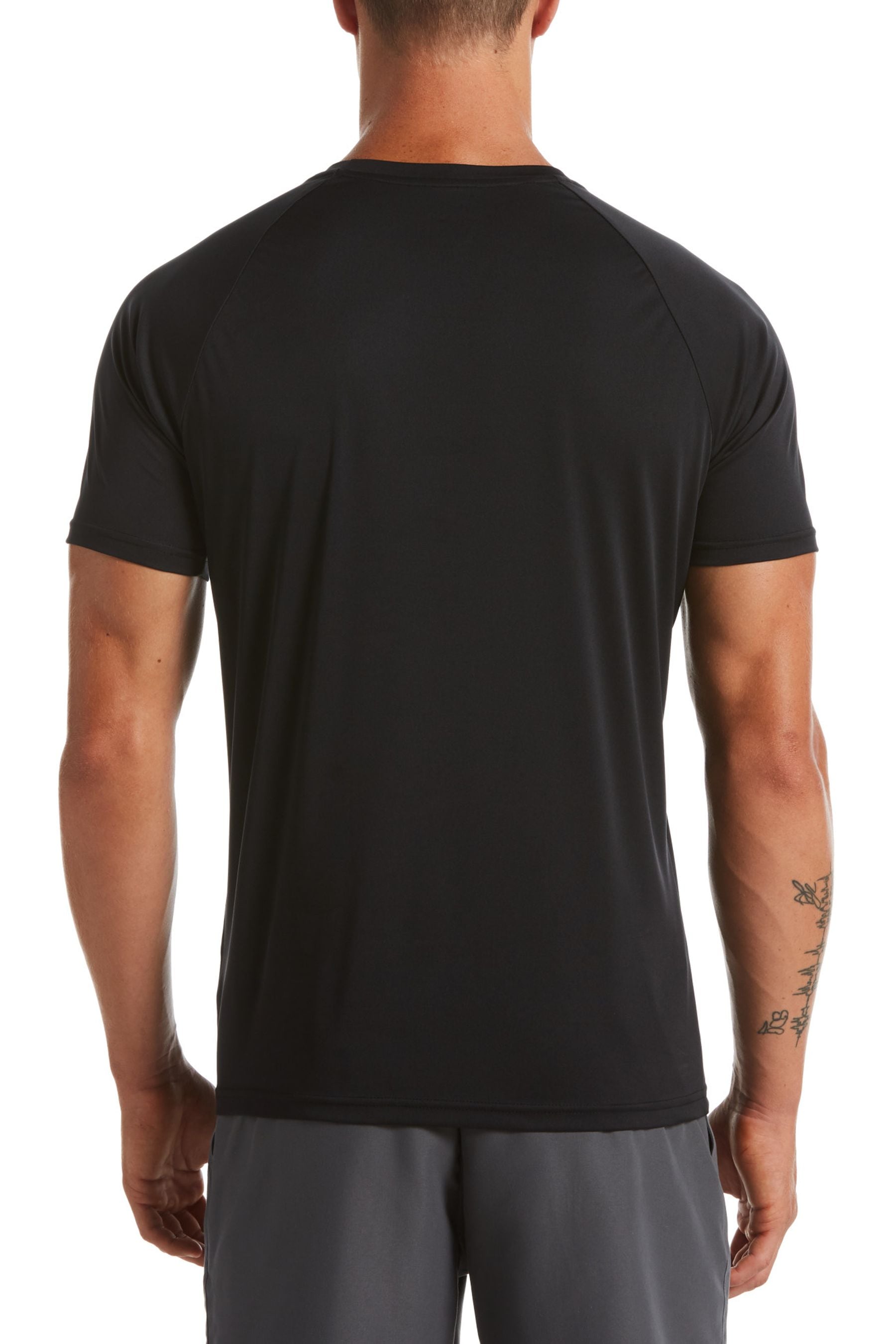 Buy Nike Black Short Sleeve Hydroguard Sun Safe Top from the Next UK ...
