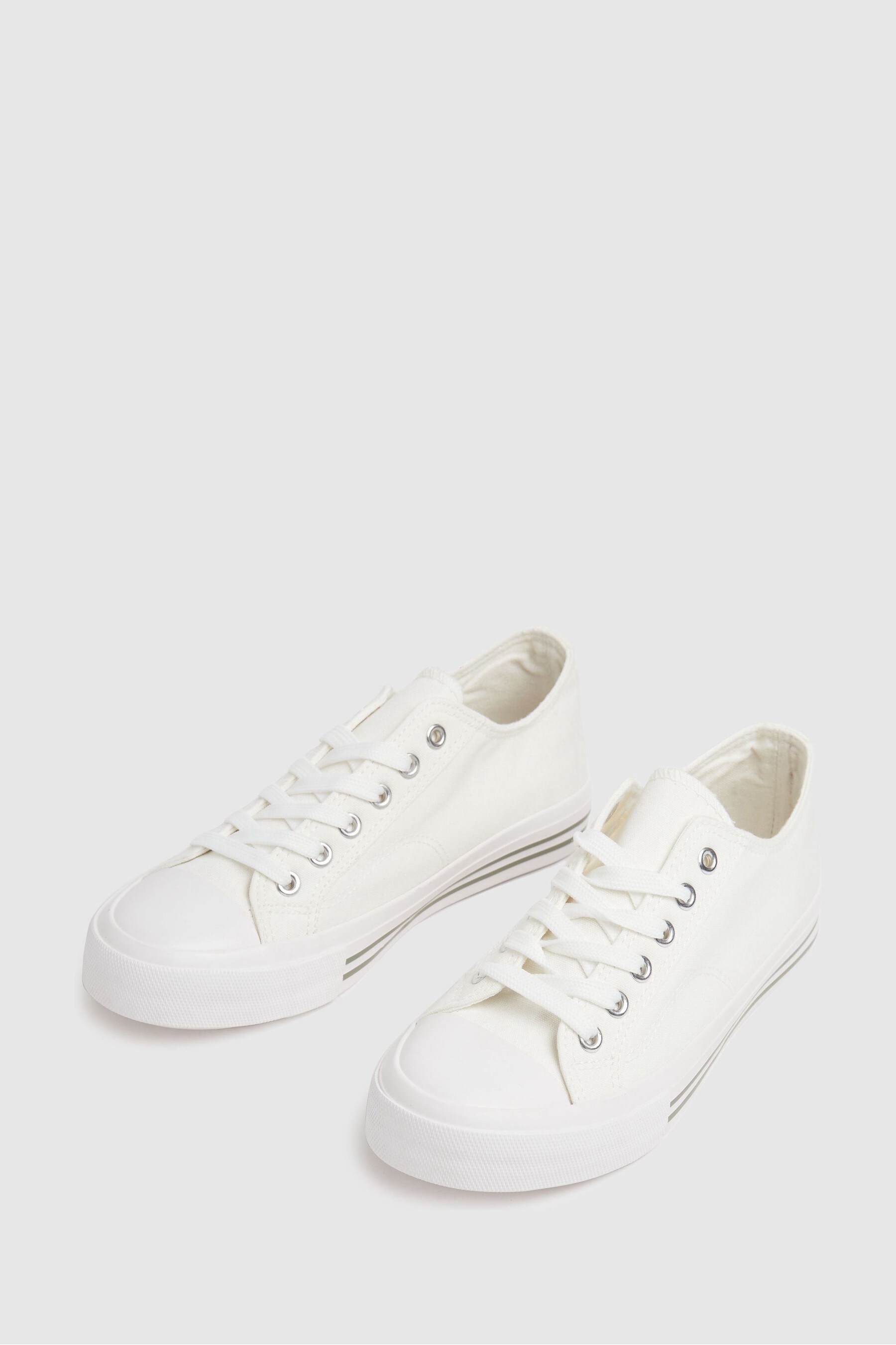 Buy Schuh White Mercy Lace Up Trainers from the Next UK online shop