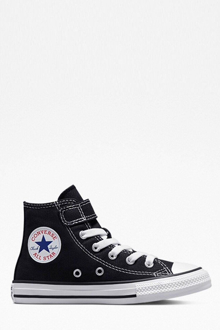 Schwarz - Converse 1V Junior High-Top-Turnschuhe - Bild 1 von 1 Schwarz - Converse 1V Junior High-Top-Turnschuhe - Bild 1 von 1