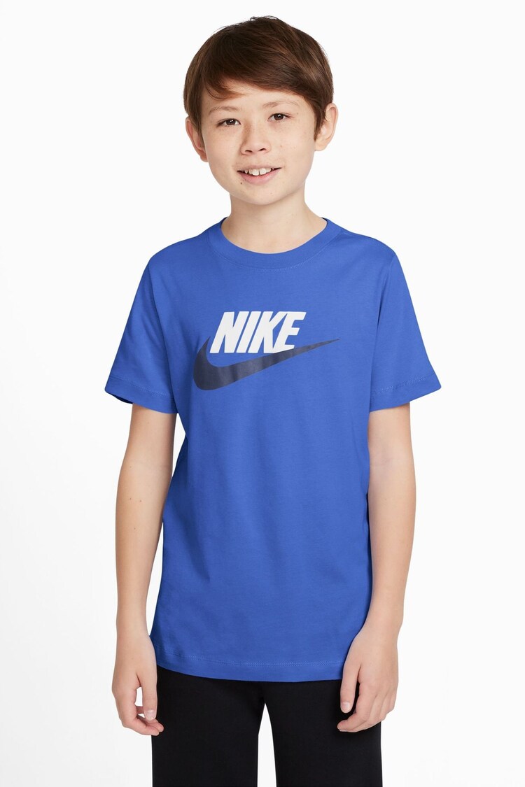 Nike Blue Futura Icon T-Shirt - Image 1 of 1
