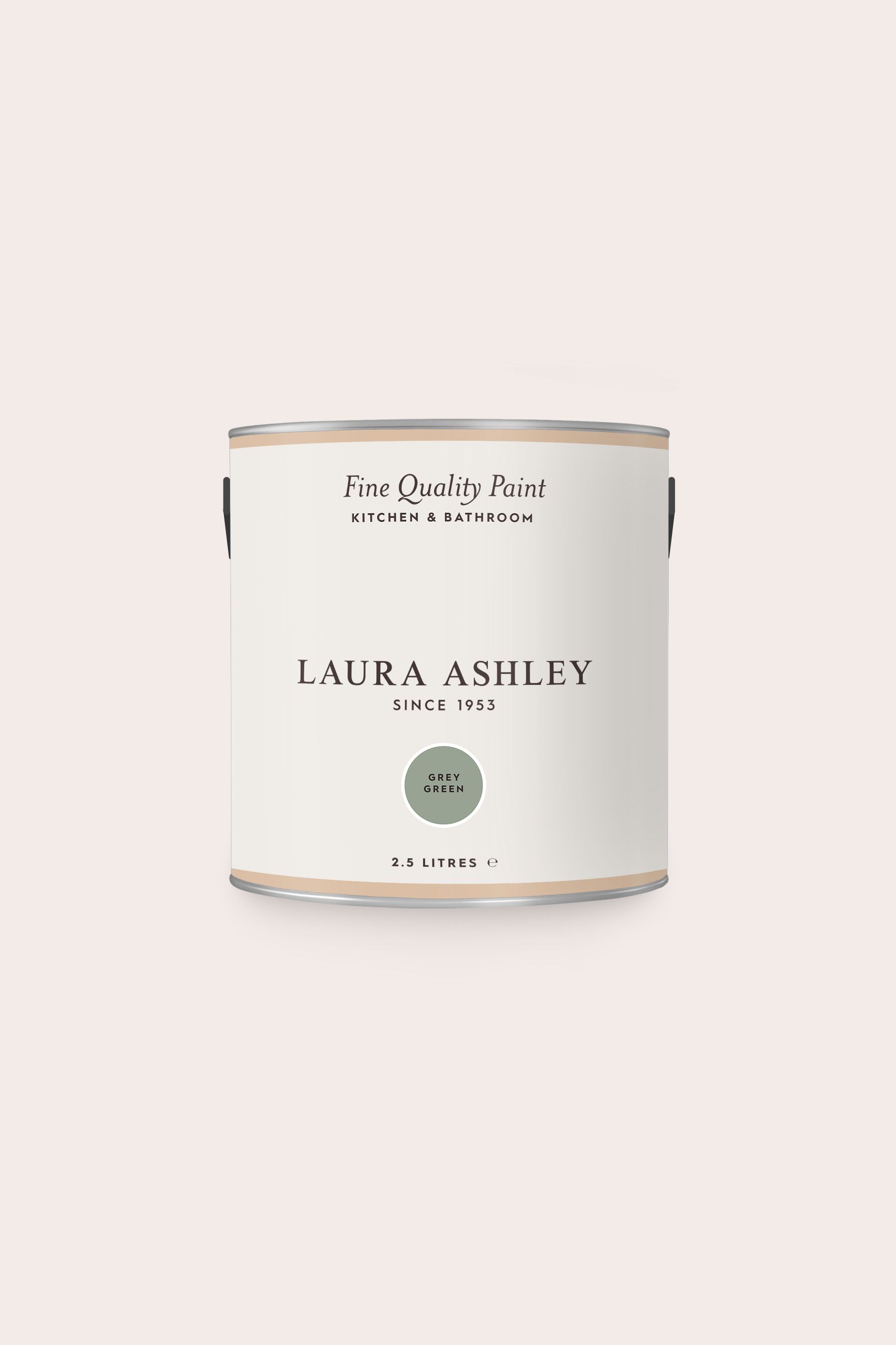 Buy Laura Ashley Grey Green Kitchen And Bathroom 2.5Lt Paint from the
