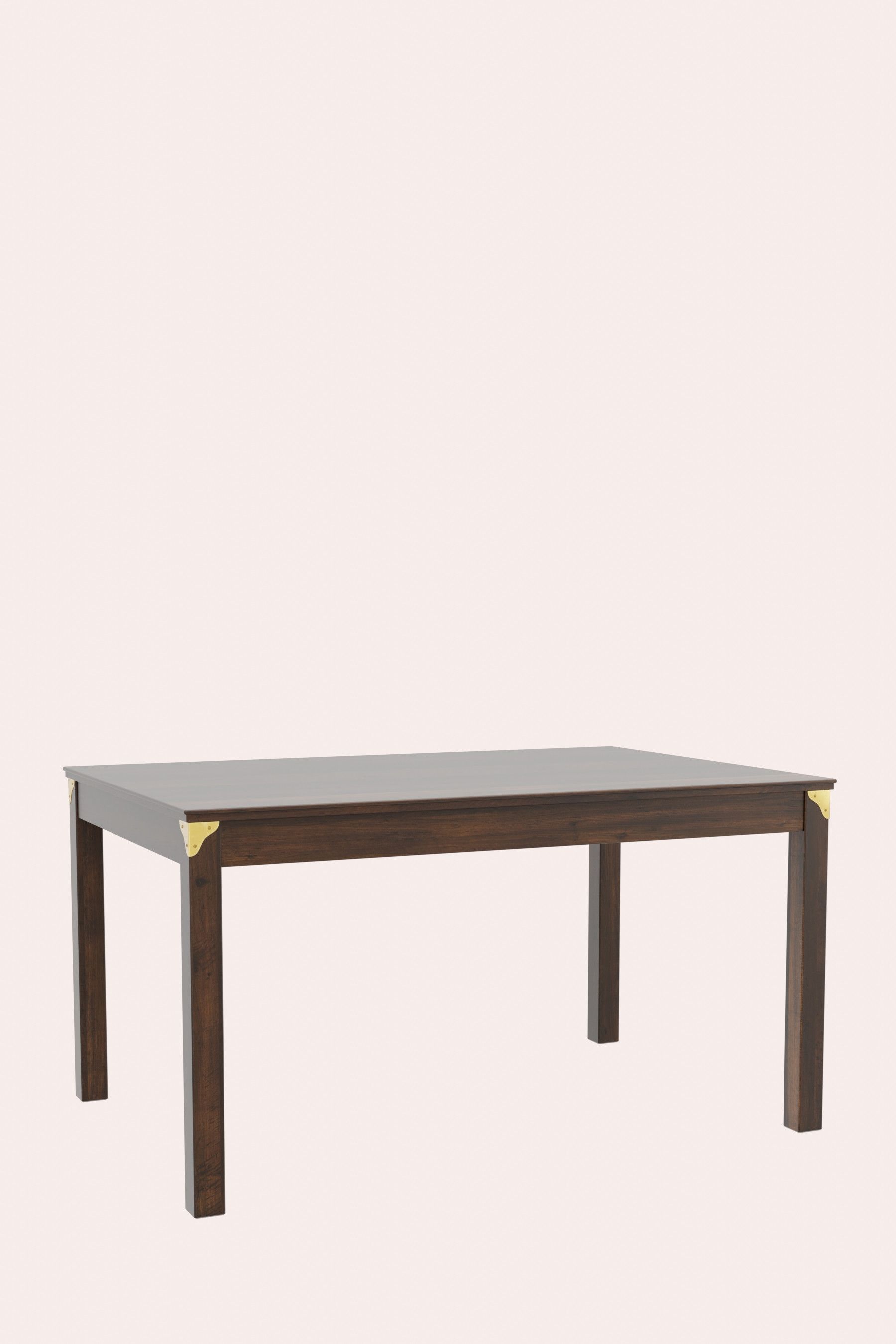 Buy Laura Ashley Dark Chestnut Balmoral Fixed Dining Table from the