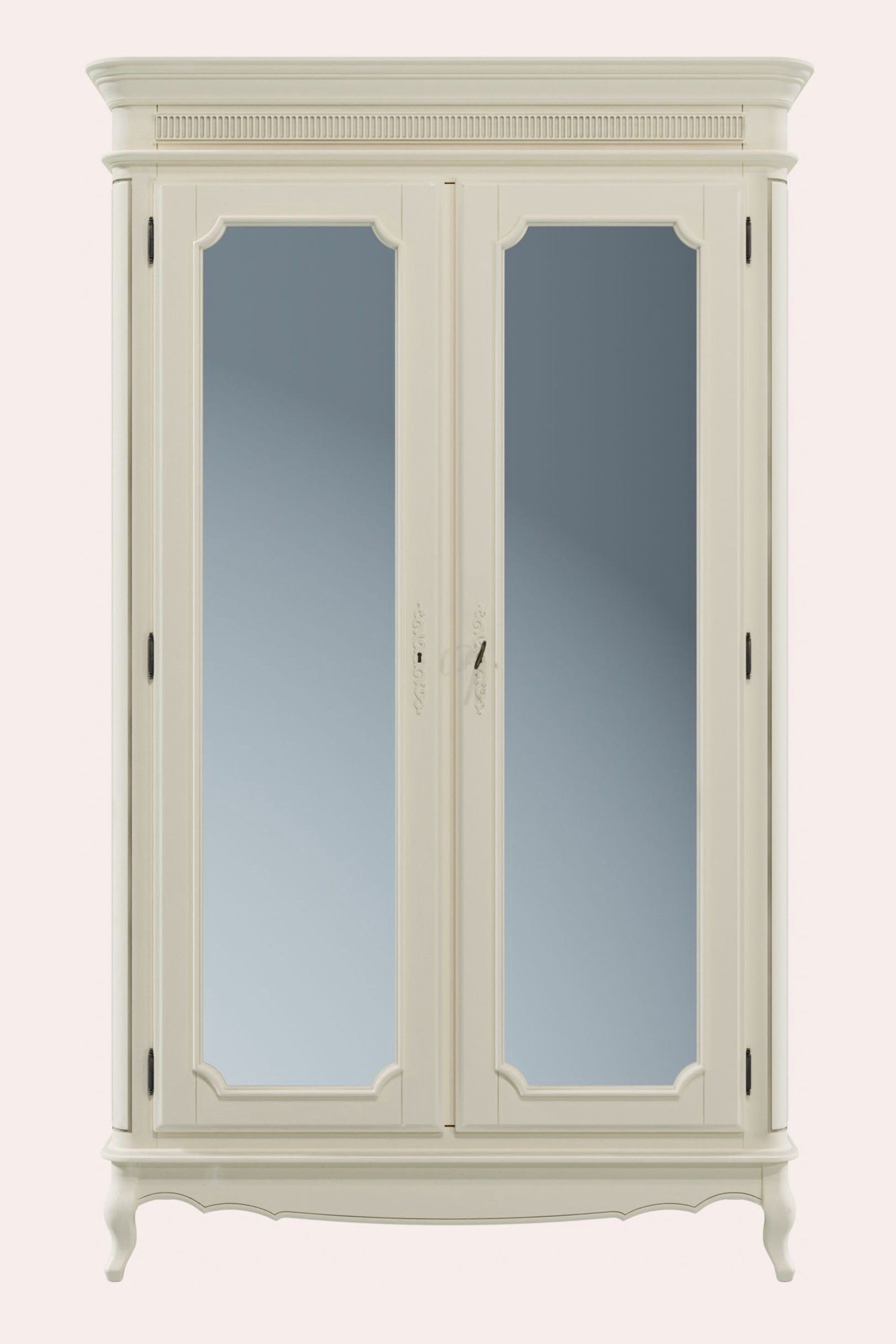 Buy Laura Ashley Provencale 2 Door Mirrored Wardrobe from the Laura