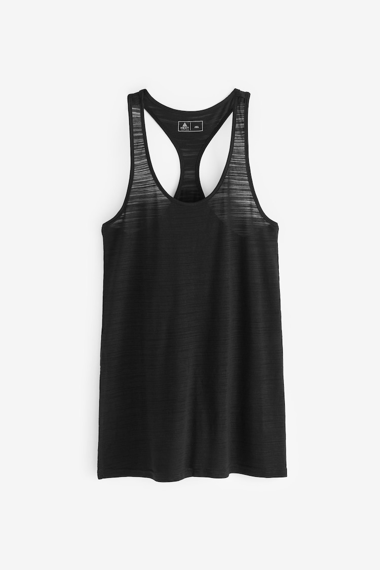 Negro - Camiseta sin mangas larga deportiva Active Sports - Imagen 1 de 1