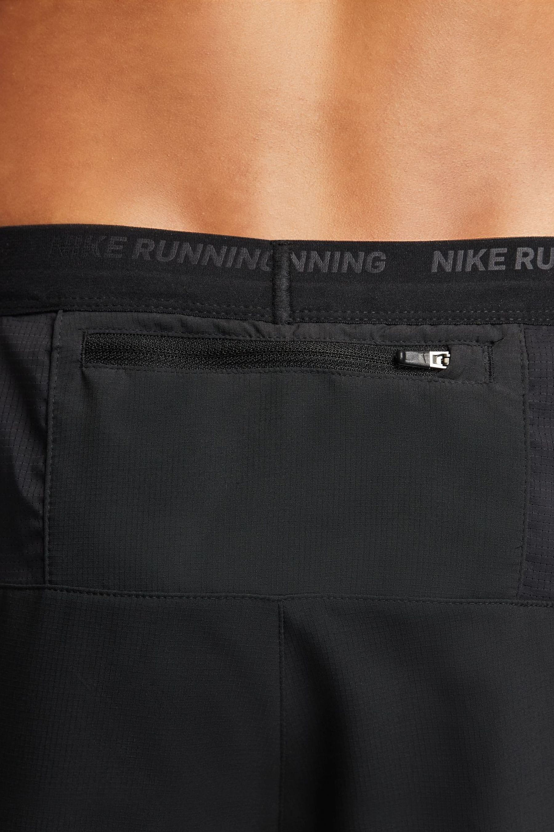 Buy Nike Black DriFIT Stride 5 Inch 2in1 Running Shorts from the