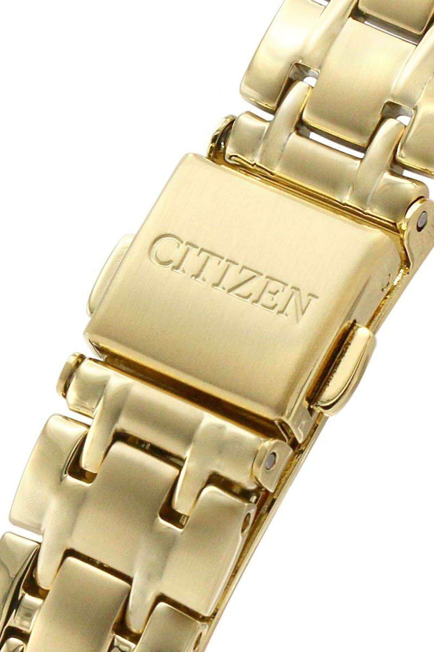 Buy Citizen Ladies Gold Tone EcoDrive Bracelet Dress Watch from the