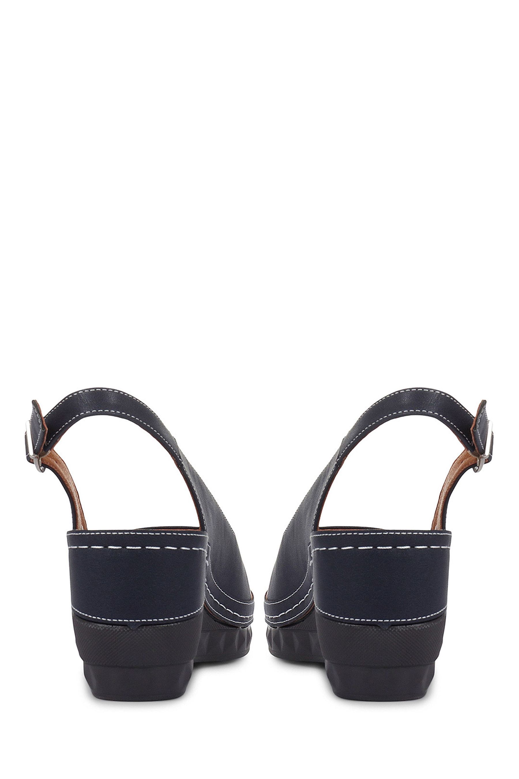 Buy Pavers Blue Wide Fit Wedge Sandals from Next United Arab Emirates