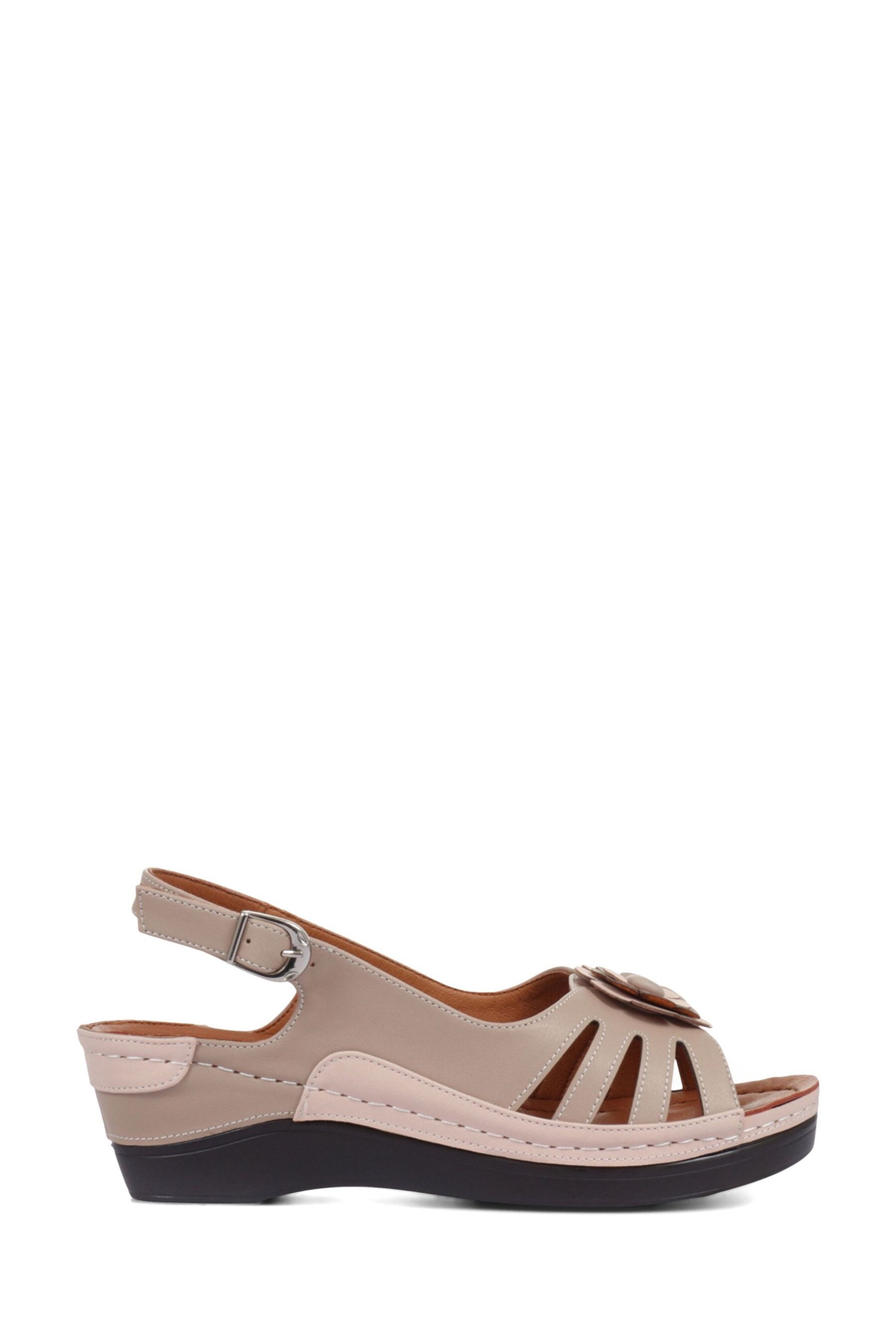 Buy Pavers Ladies Natural Wide Fit Casual Sandals from the Next UK online shop