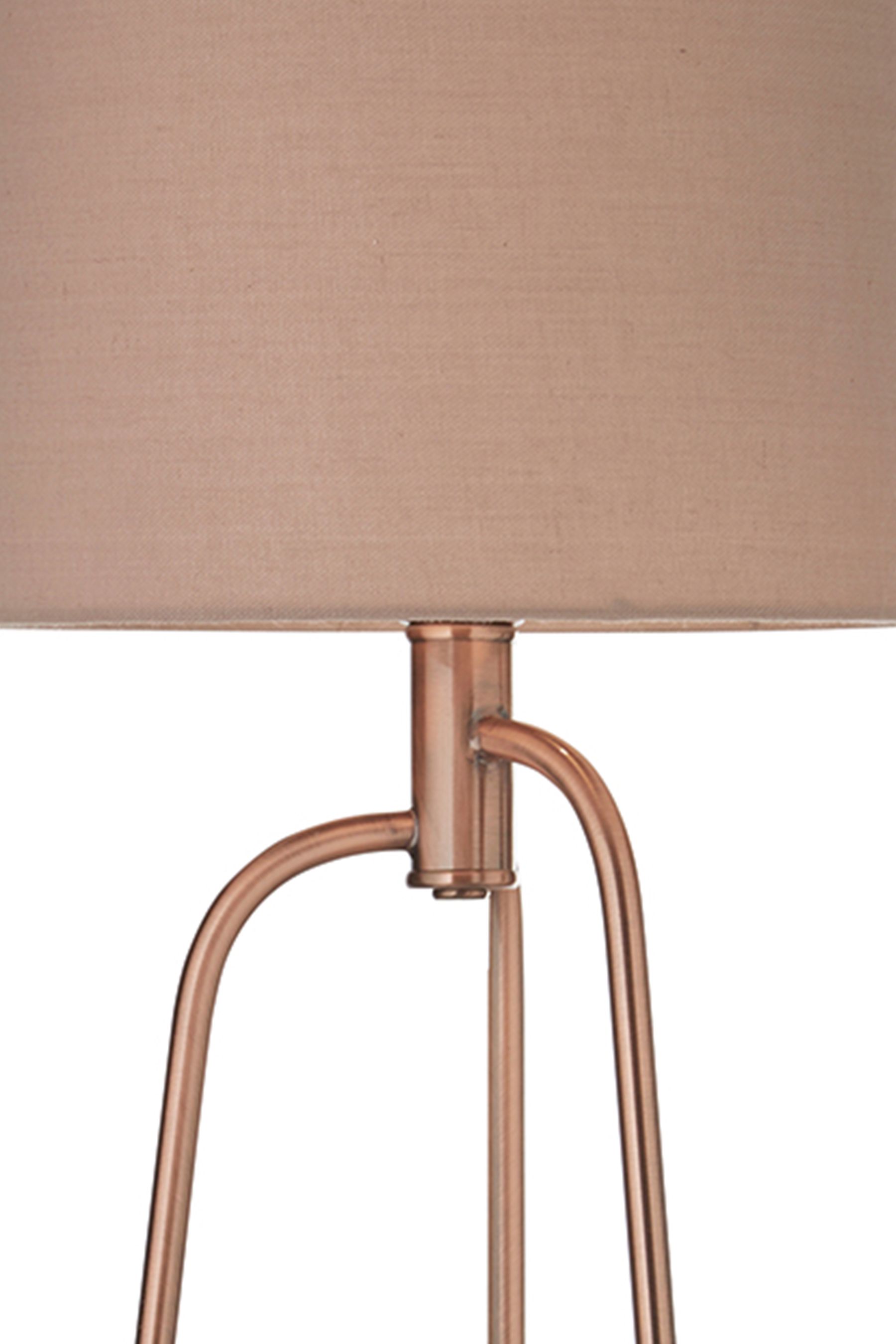 Buy Village At Home Copper Jerry Copper Tripod Table Lamp from the Next