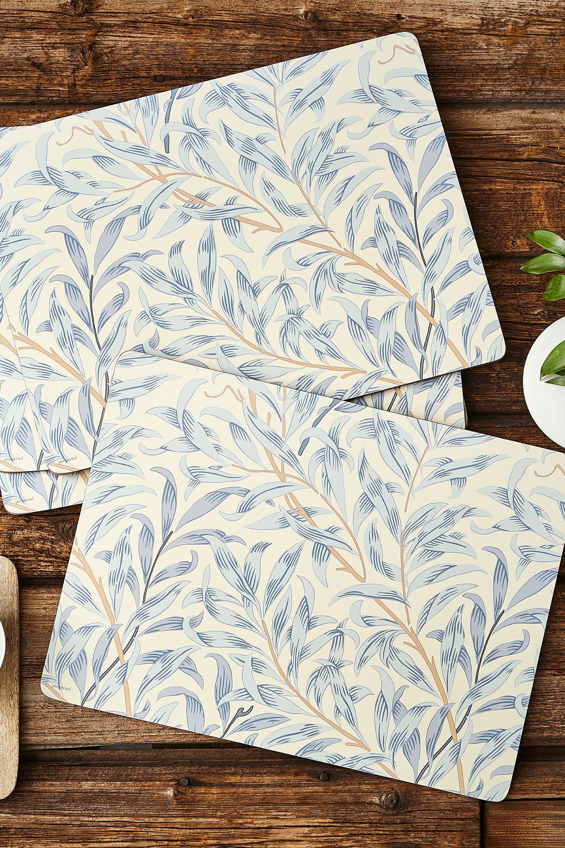 Buy Morris & Co. by Pimpernel Set of 6 Blue Willow Bough Blue Placemats