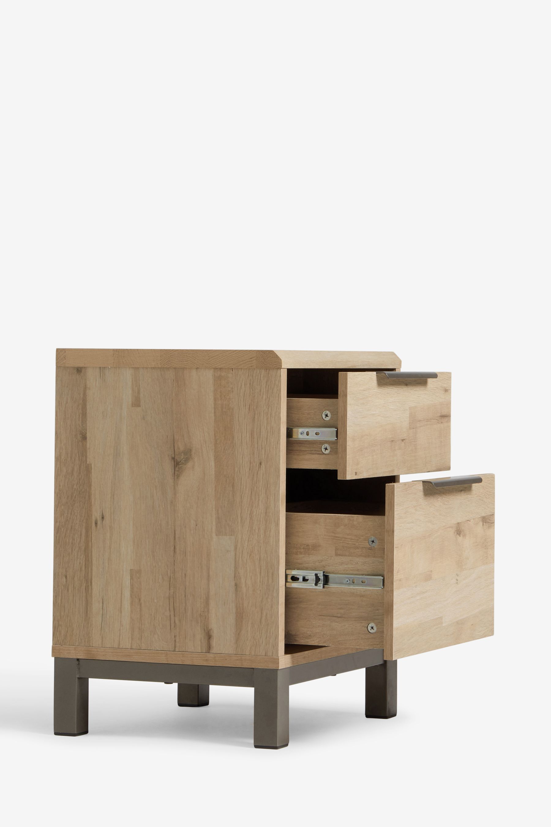 Buy Bronx Oak Effect Bedside Table from Next Ireland